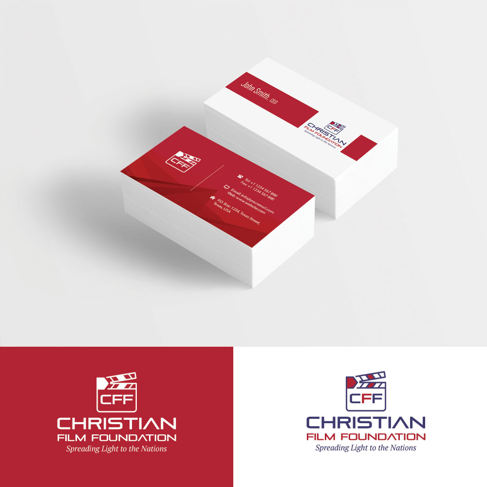 Christian Film Foundation by Norin Digital Christian Film Foundation in Logo And Business Card Design Inspiration by Norin Digital
