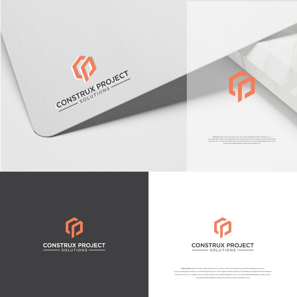 Construx Project Solutions in Logo & Brand Identity Inspiration by Wisual Studio