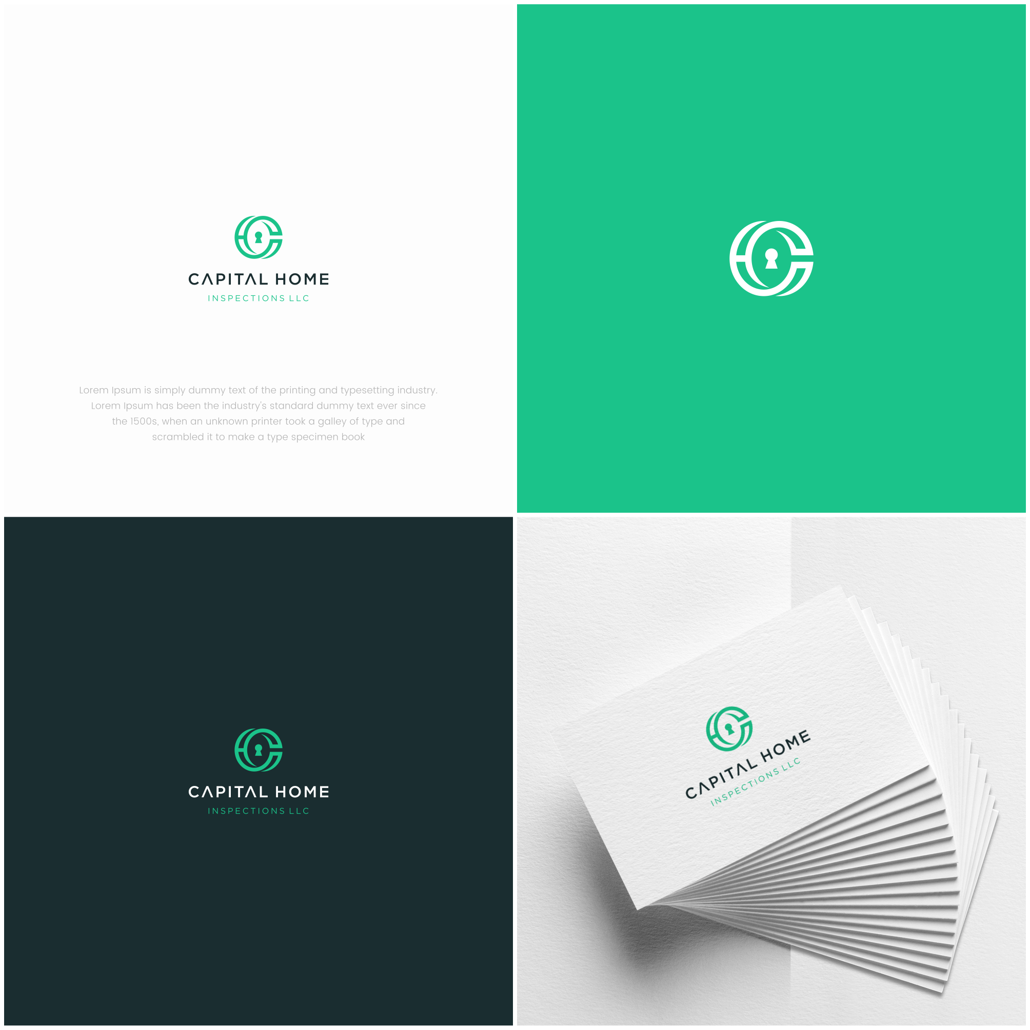 Capital Home Inspections LLC in Logo Design Inspiration by Wisual Studio