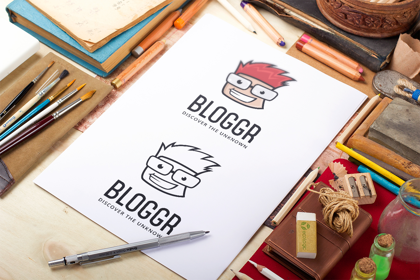 Bloggr Logo by snk_artwork Bloggr Logo in Logo Design Inspiration by snk_artwork