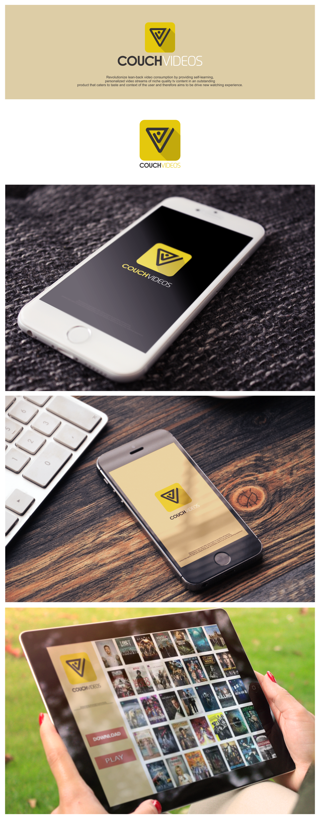 couch videos by Akihirohotaka couch videos in App Icon or button Design Inspiration by Akihirohotaka
