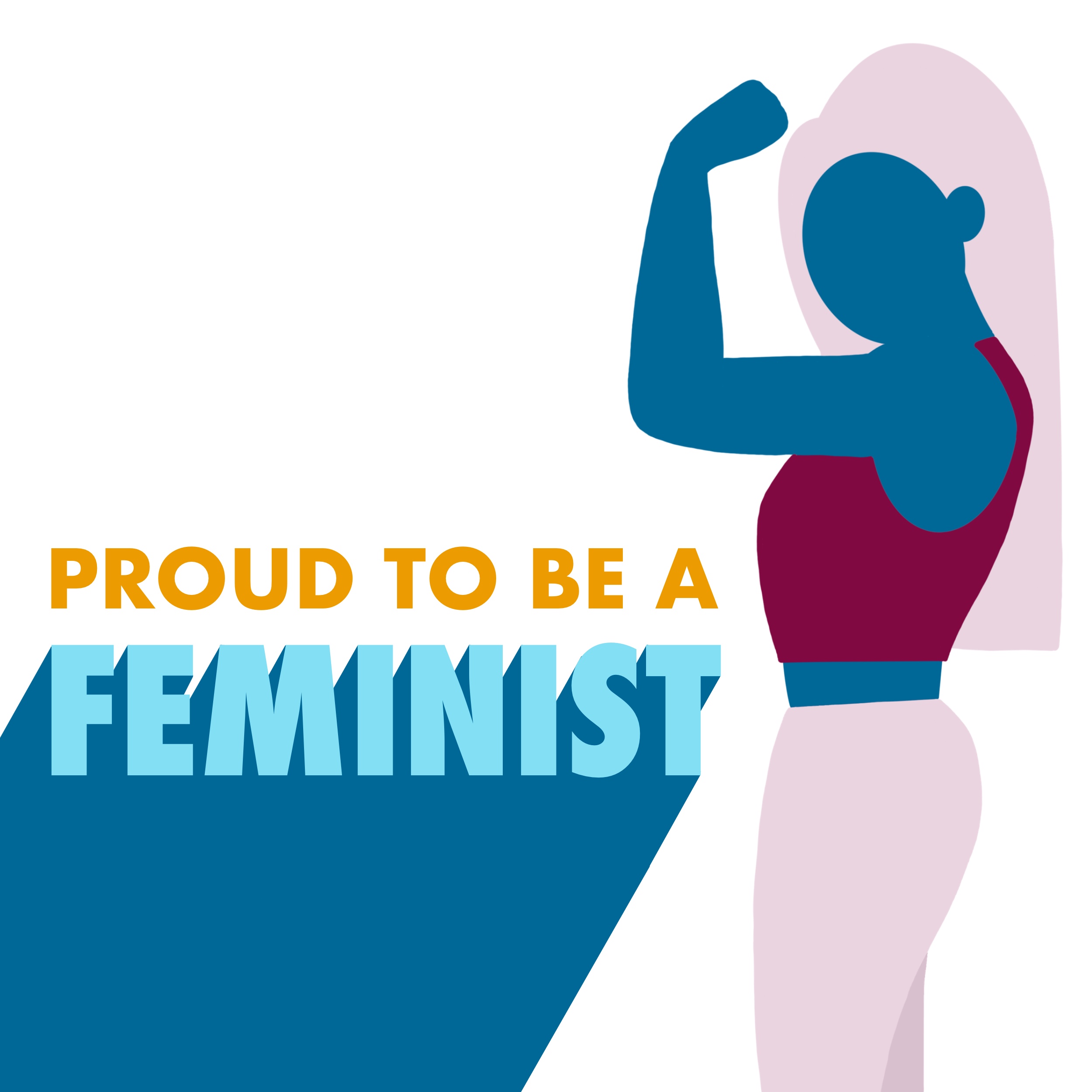 PROUD to Be a feminist in Illustration and Graphics Inspiration by Gabriela Nemetz
