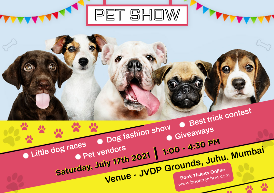 Pet show by Neha Kandekar Pet show in Flyer (Landscape) Inspiration by Neha Kandekar