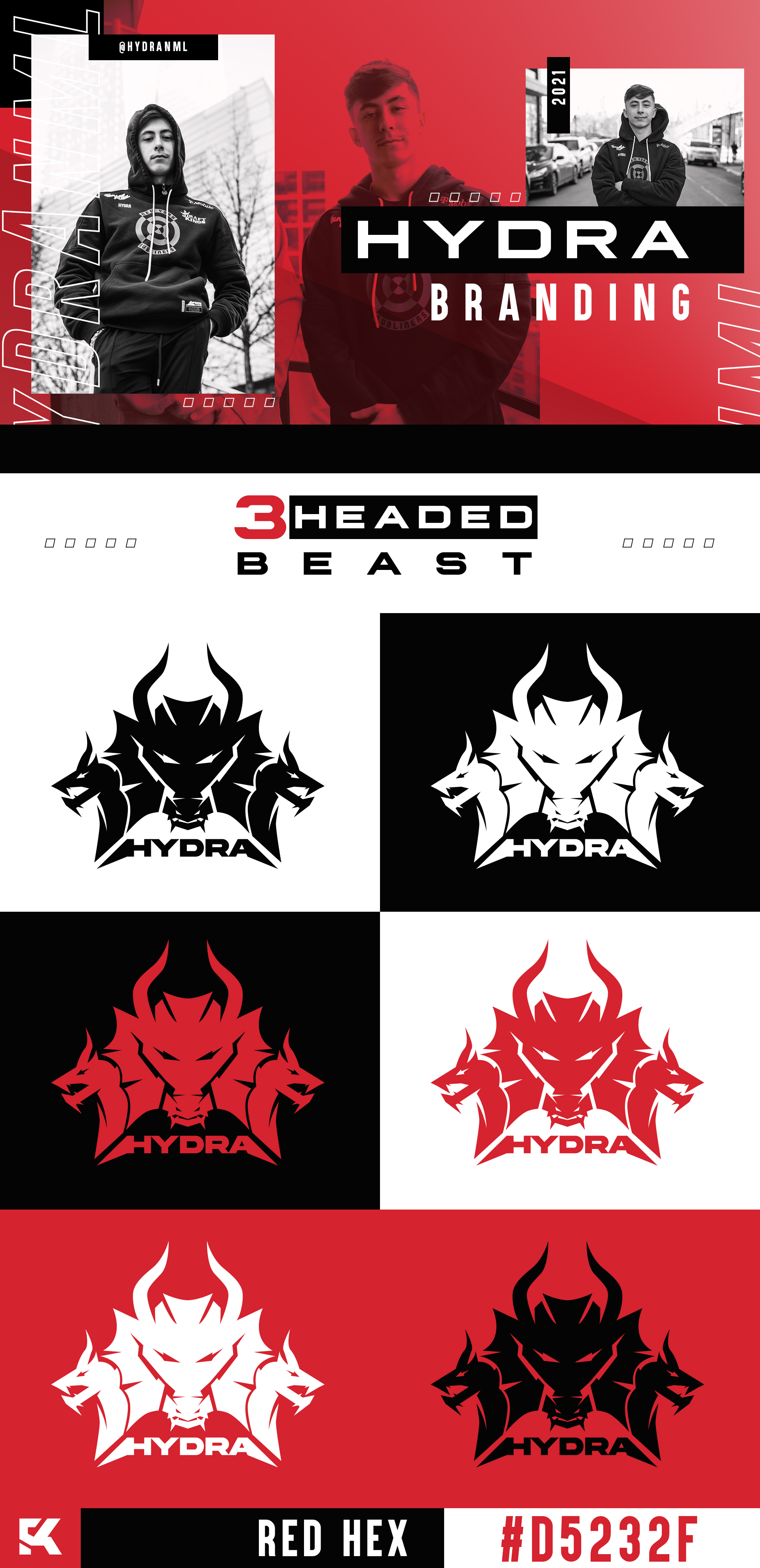 Hydra logo by Kenuarts Hydra logo in Logo & Brand Identity Inspiration by Kenuarts