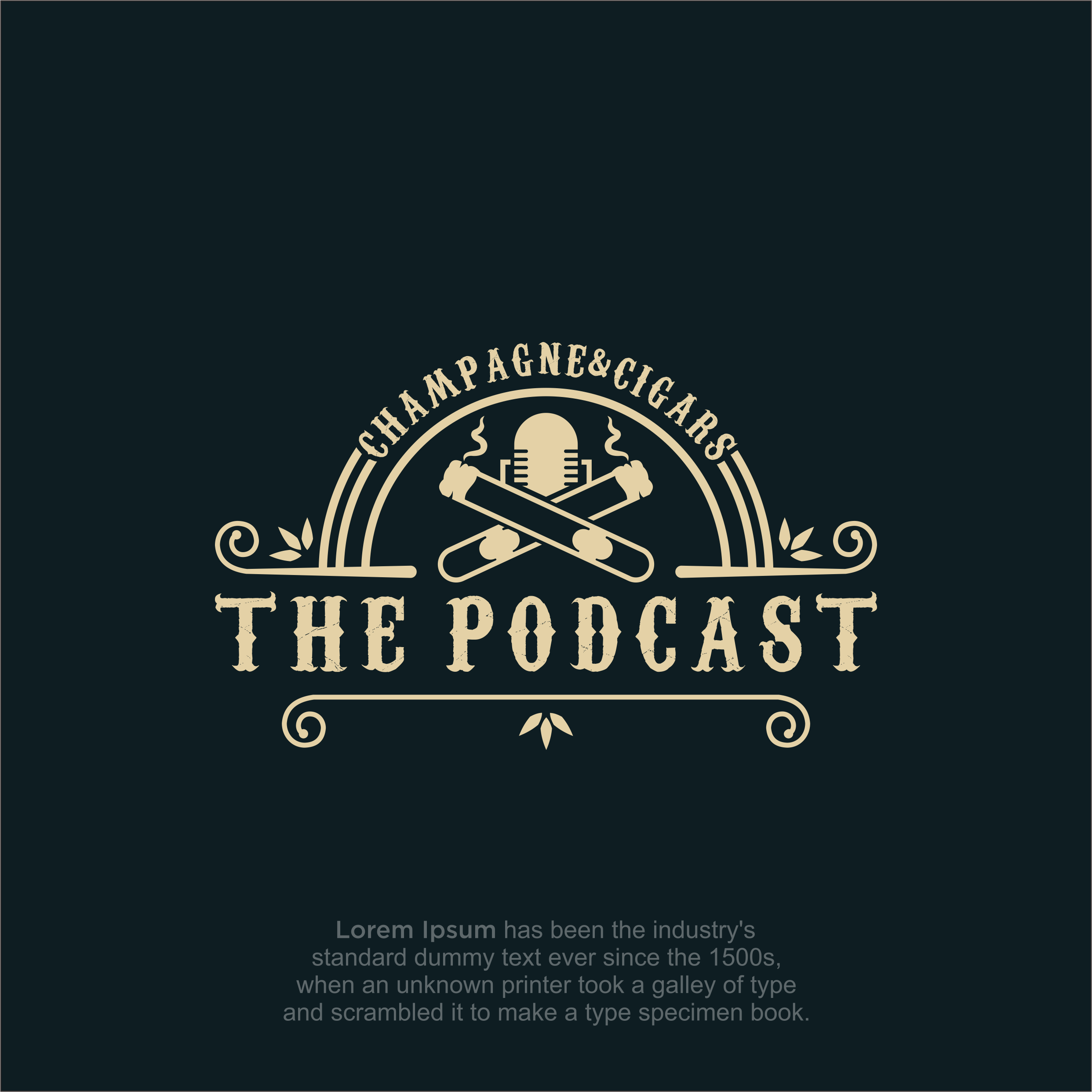 vintage logo Podcast by Zzzzzz vintage logo Podcast in Logo Design Inspiration by Zzzzzz