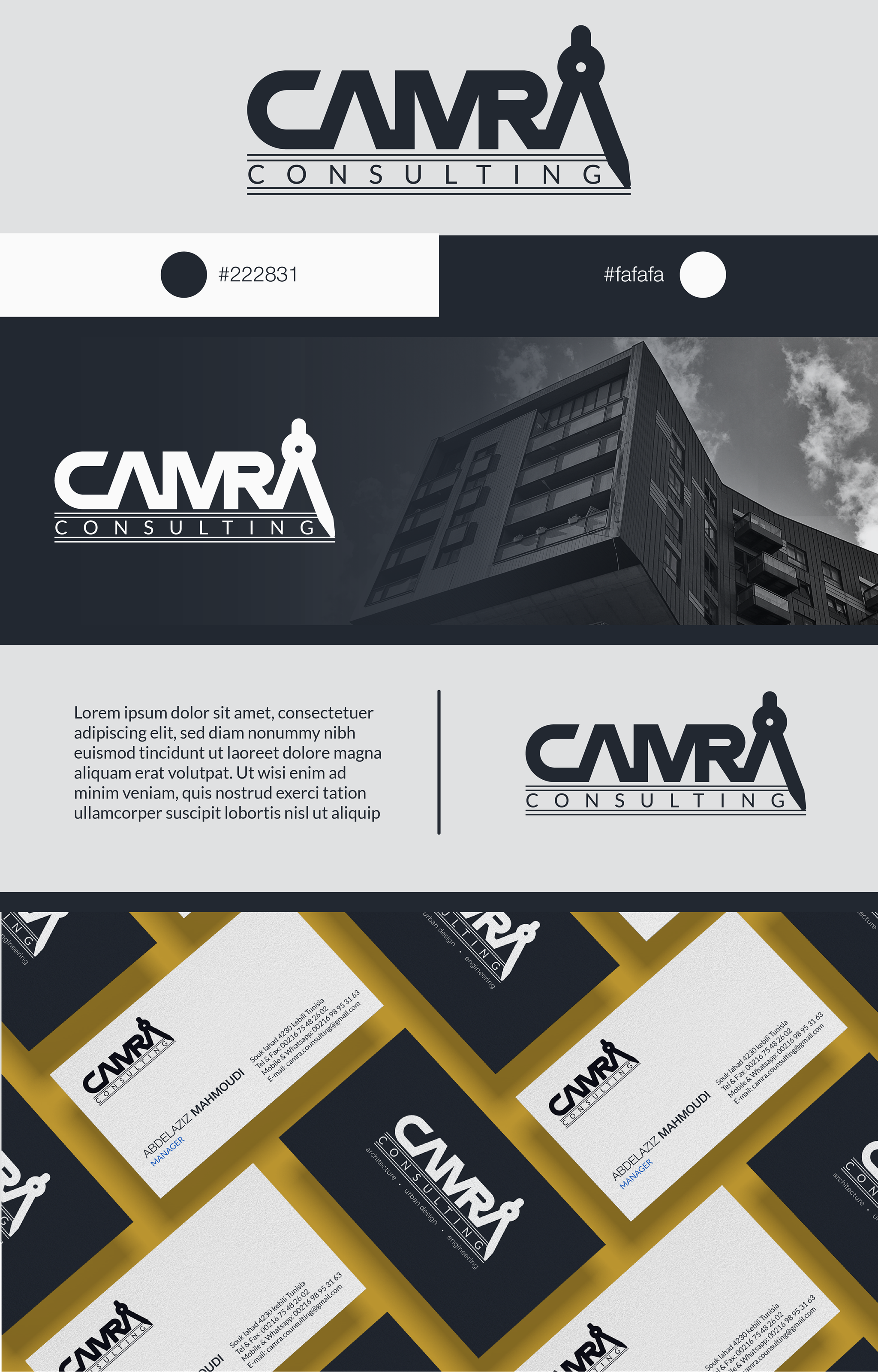My logo design for architecture consulting company by Hadibensaid My logo design for architecture consulting company in Logo & Brand Identity Inspiration by Hadibensaid