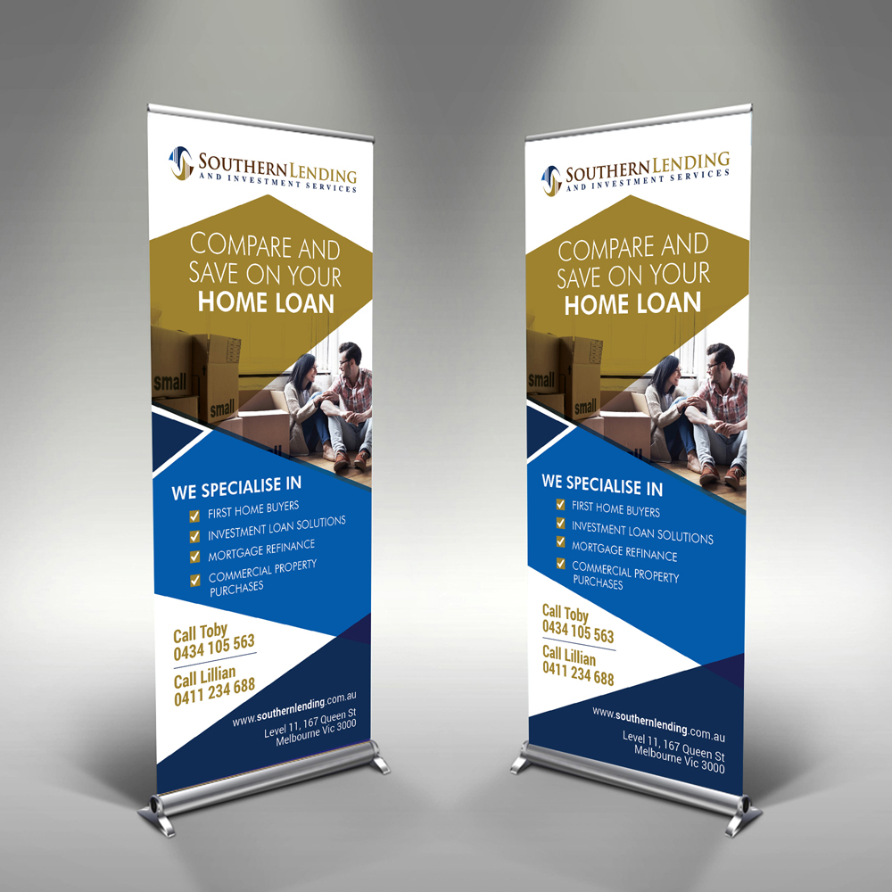 Pullup Banner in Trade show banner design Inspiration by Bibadzine