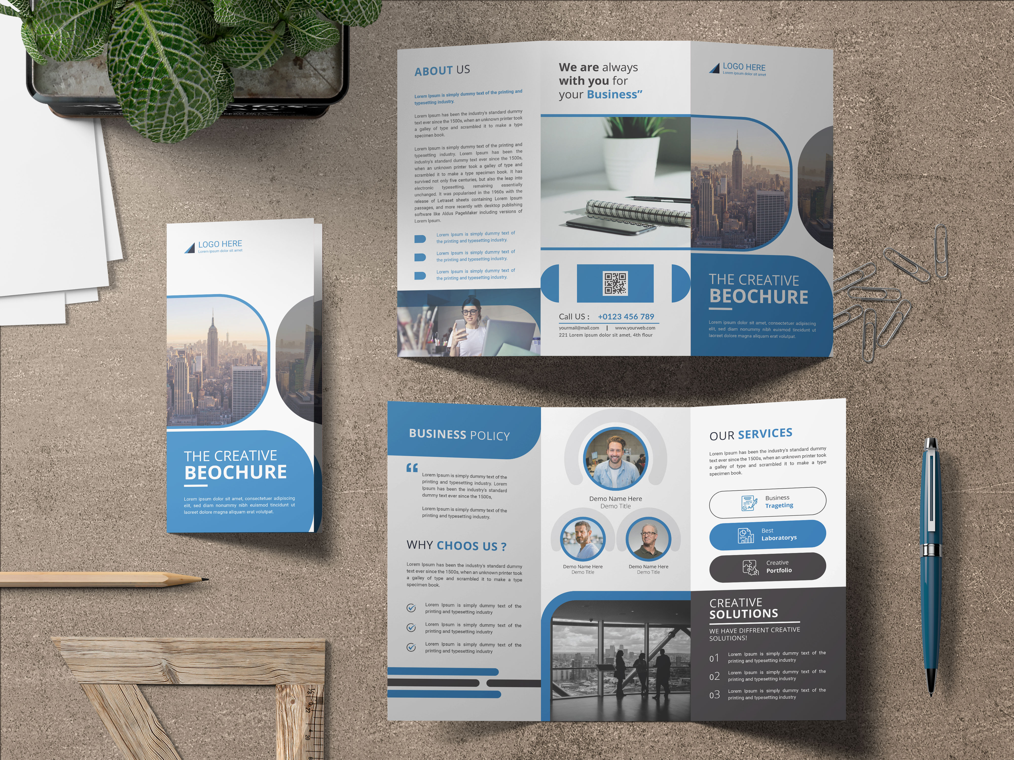 Business Tri-Fold Brochure Design by Tanmoytopu Business Tri-Fold Brochure Design in Brochure Design Inspiration by Tanmoytopu