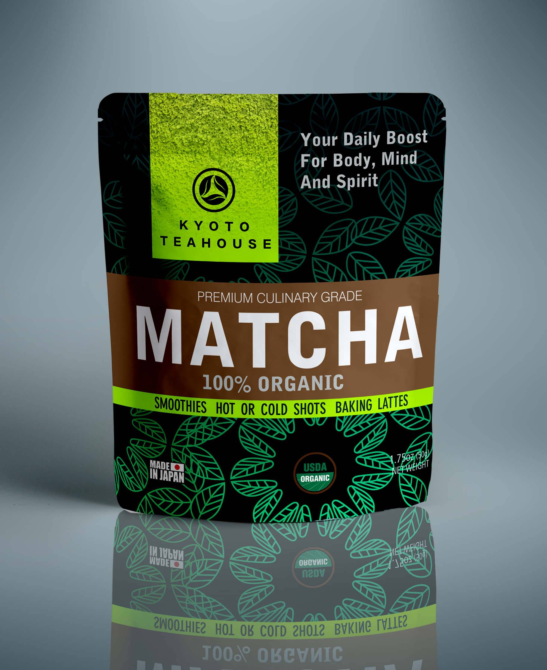 Kyoto Teahouse - Matcha Packaging by Tarekalitaha Kyoto Teahouse - Matcha Packaging in Packaging Design Inspiration by Tarekalitaha