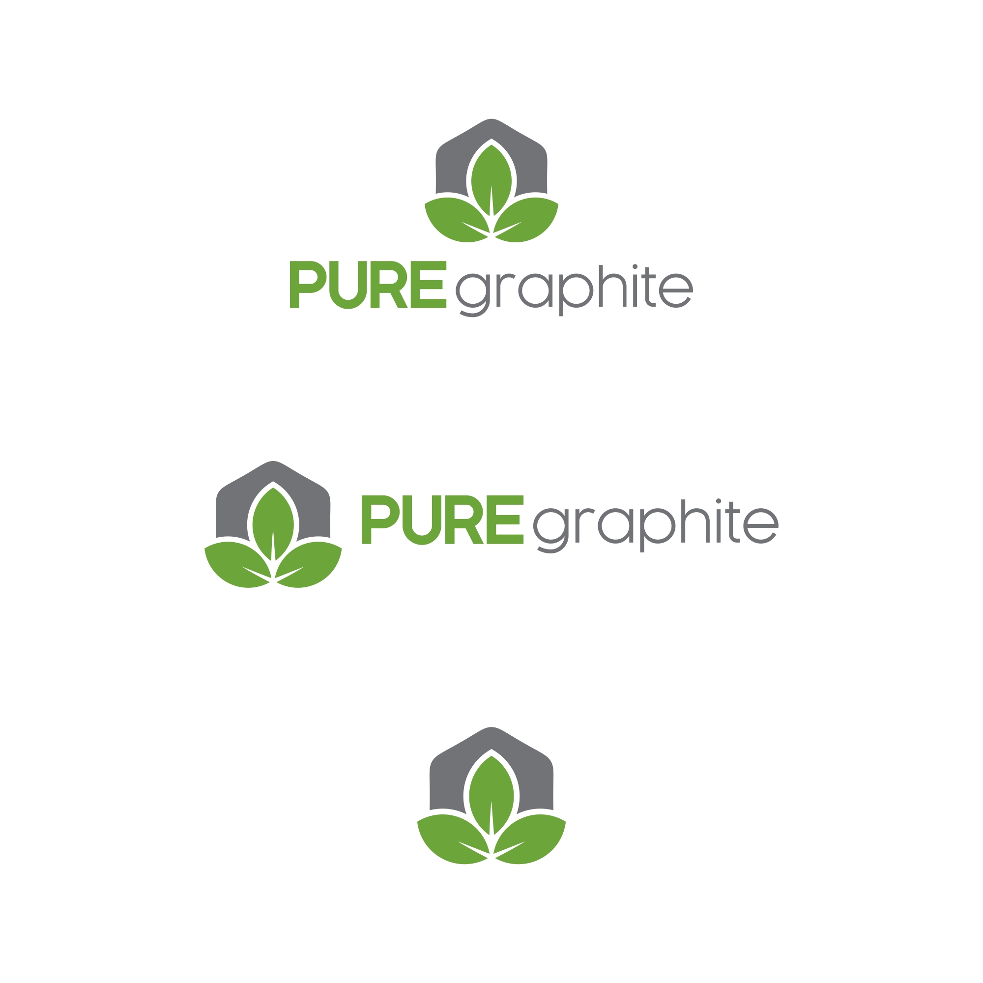 Pure Graphite Logo in Logo & Brand Identity Inspiration by Yudha Prabowo