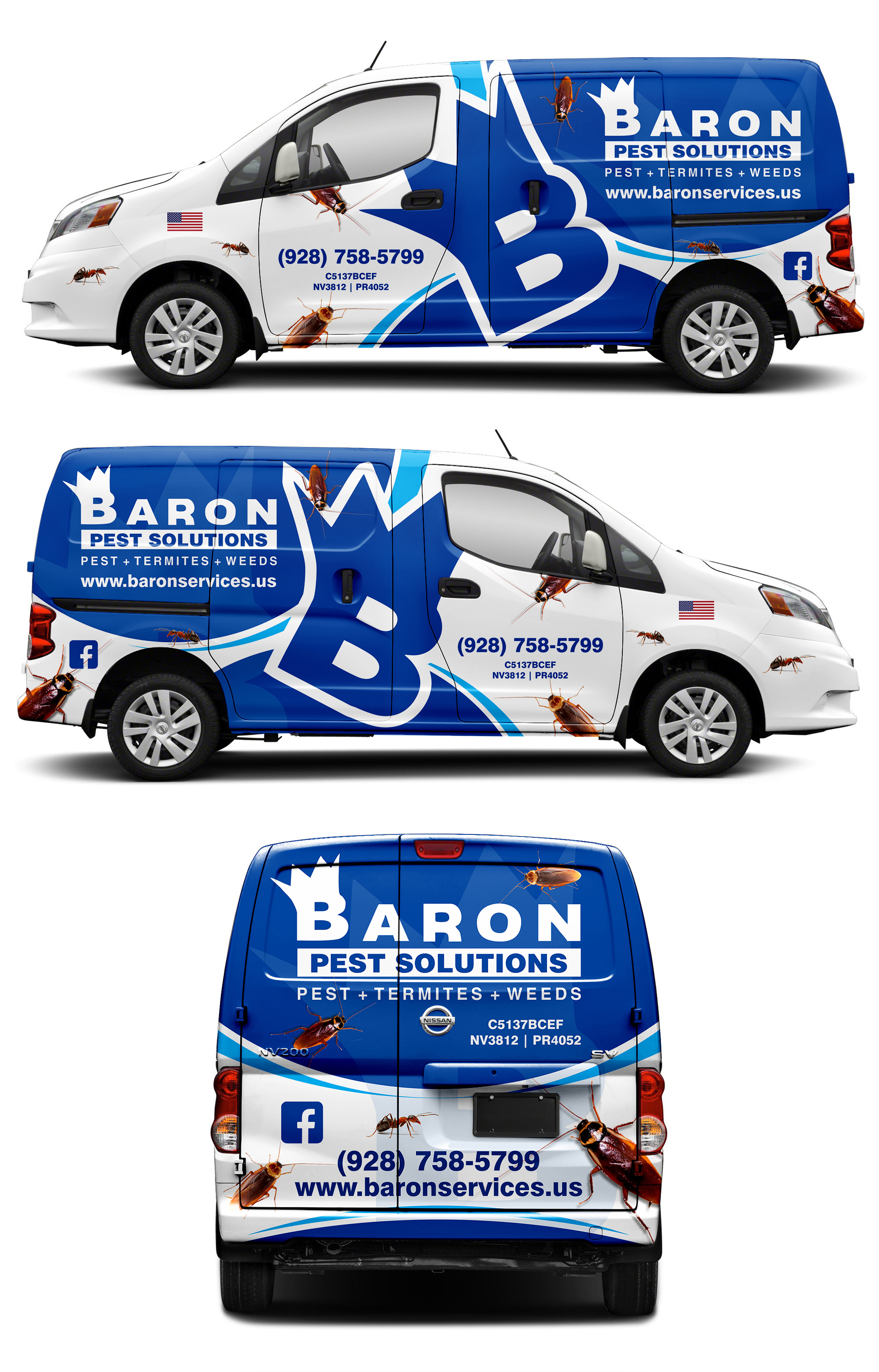 Baron van wrap Design by Ezesol Baron van wrap Design in Vehicle wrap design Inspiration by Ezesol