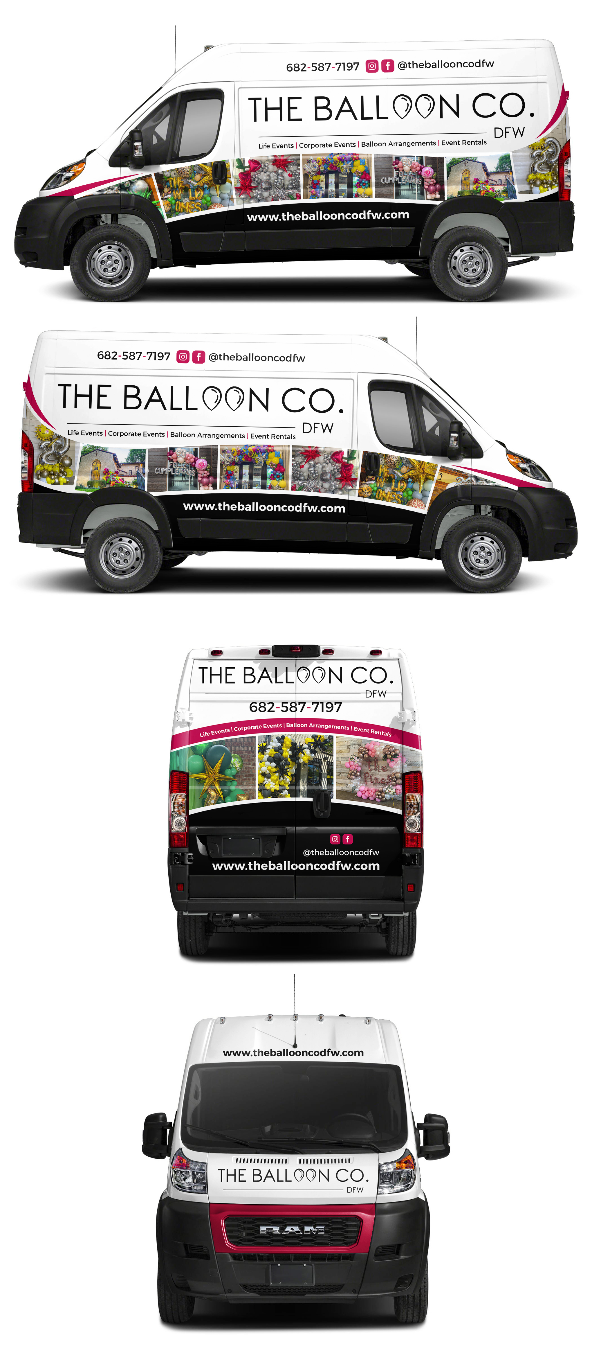 Balloon Company van Wrap by Ezesol Balloon Company van Wrap in Vehicle wrap design Inspiration by Ezesol