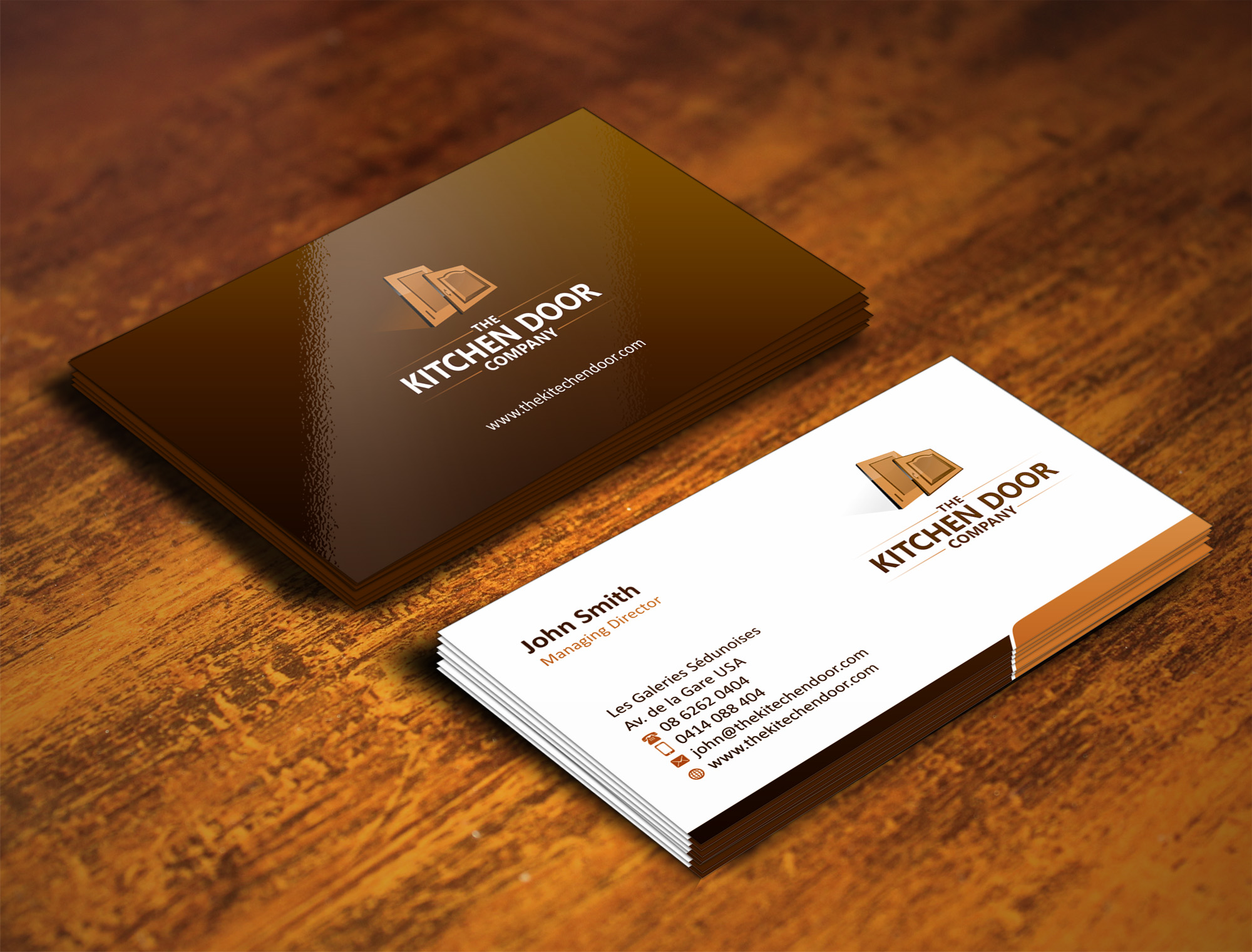 The Kitchen Door Company logo and Business Card Design by Ezesol The Kitchen Door Company logo and Business Card Design in Logo Design Inspiration by Ezesol