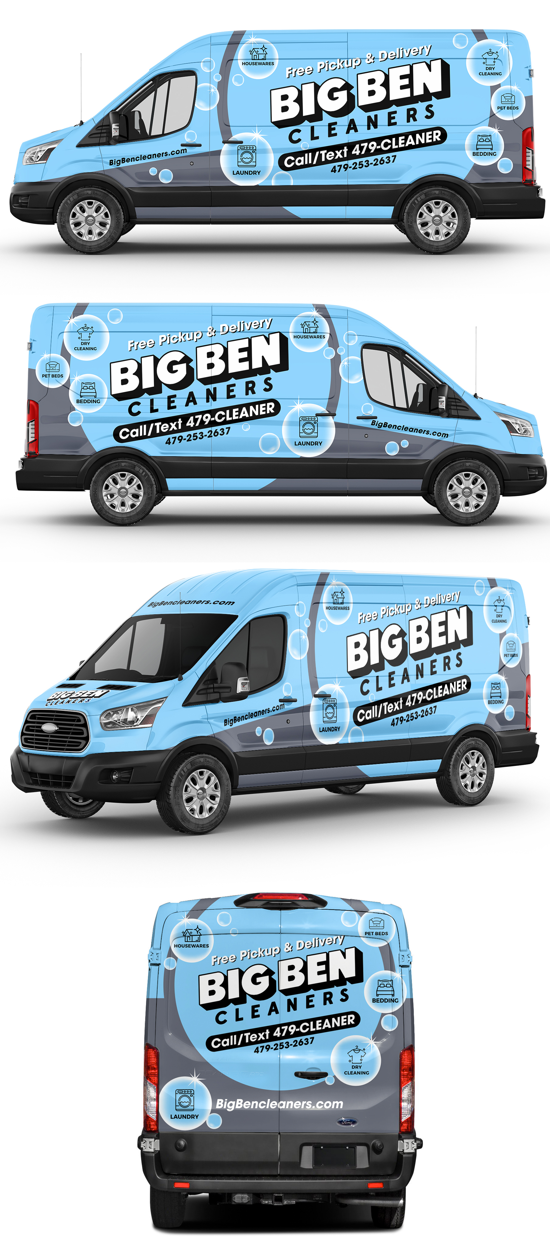 Big Ben Van wrap design in Vehicle wrap design Inspiration by Ezesol