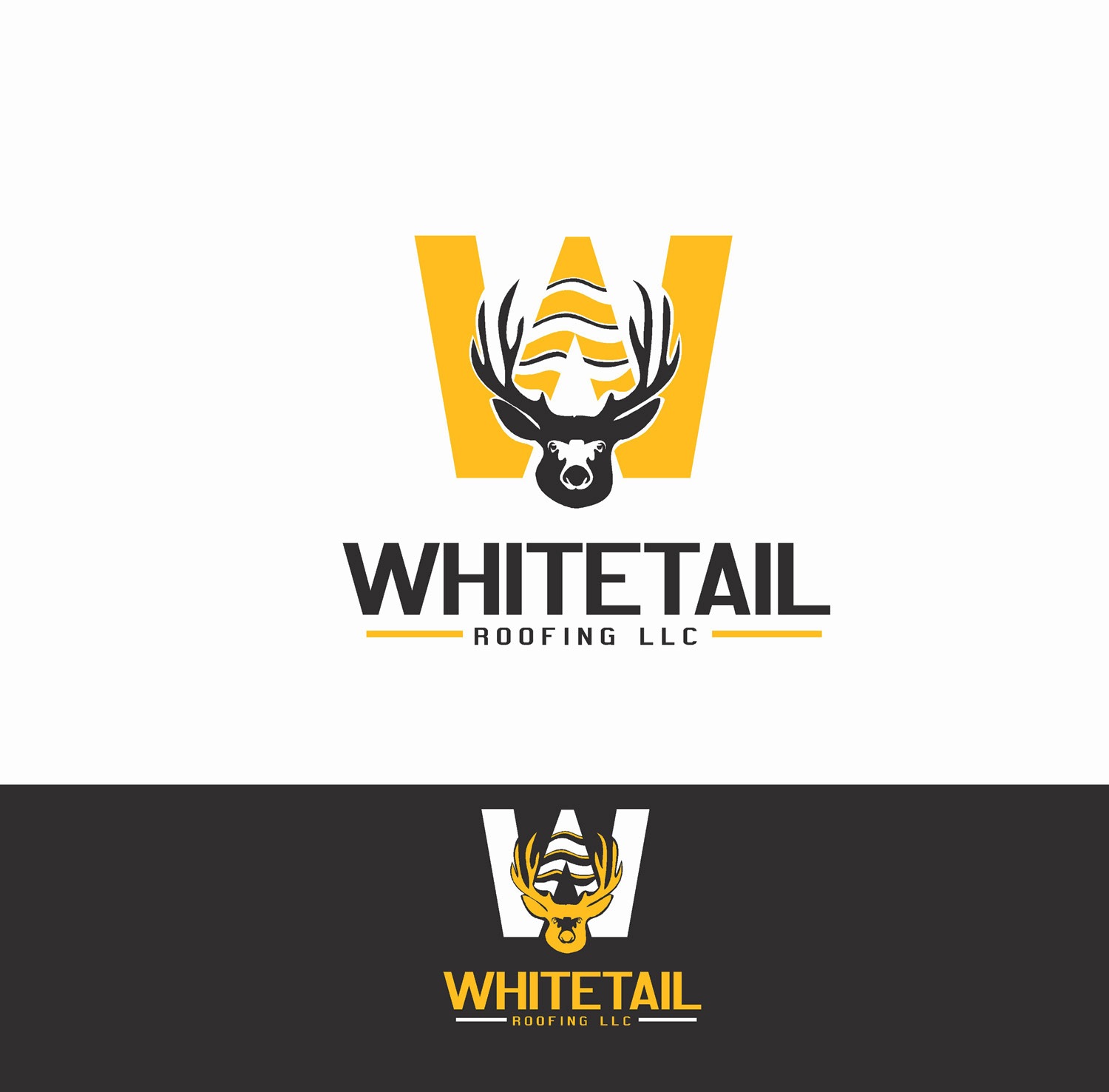 whitetail in Logo Design Inspiration by Herri Setiawan