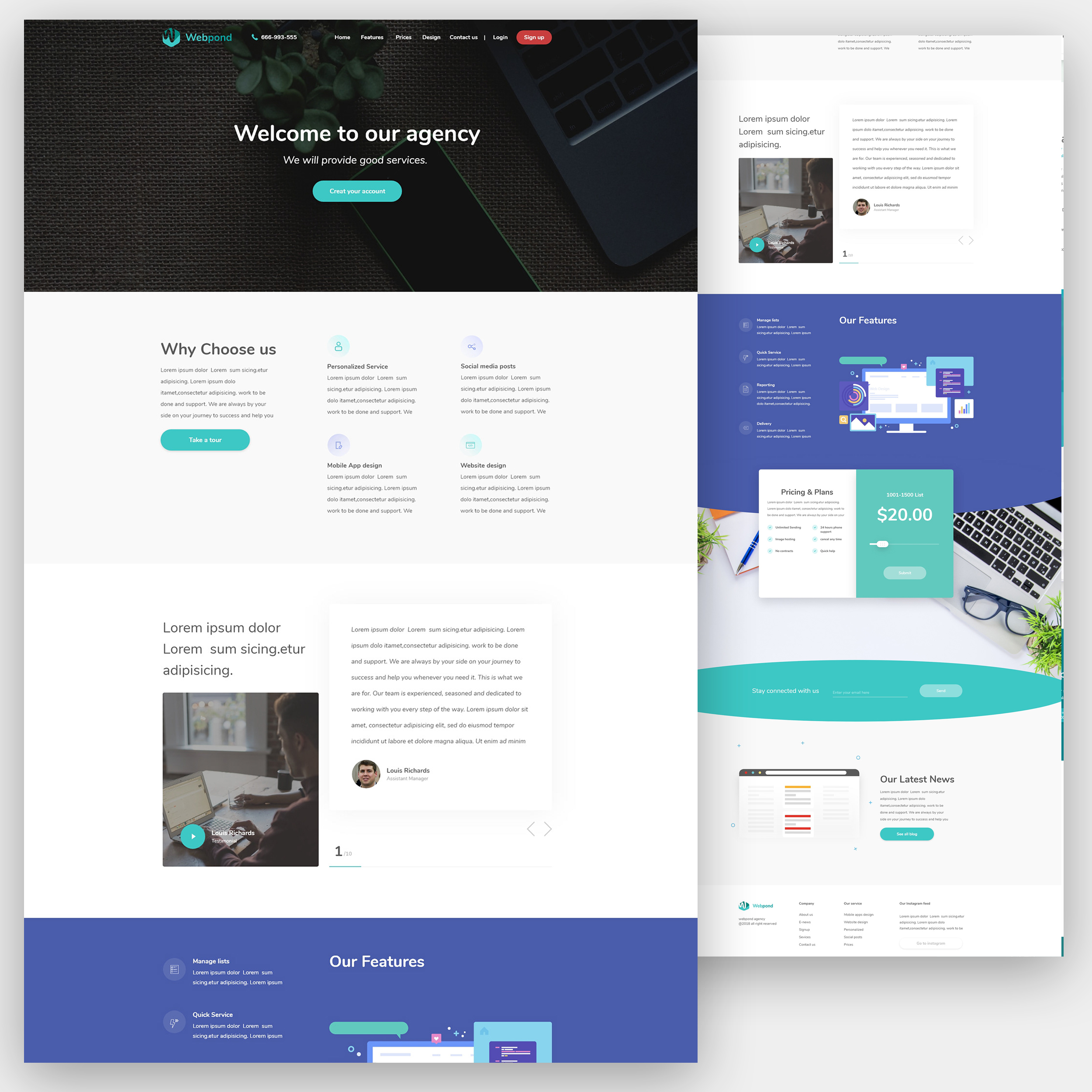 Web Design for Agency by Mohammad Web Design for Agency in Landing page design Inspiration by Mohammad