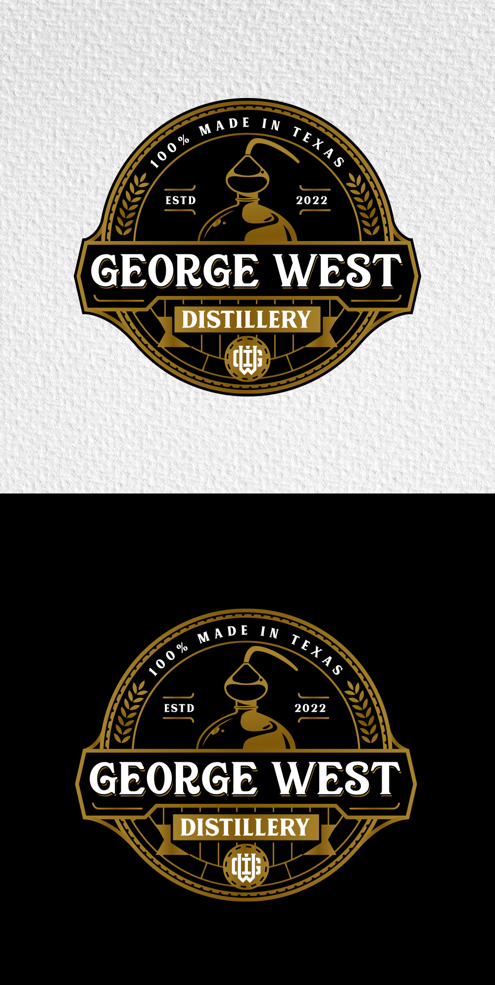 George West Distillery by Phyxsius George West Distillery in Logo Design Inspiration by Phyxsius