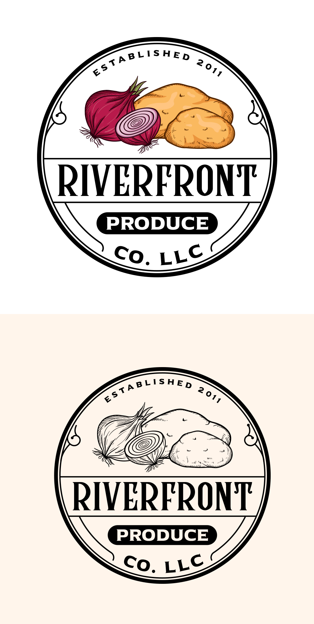 RIver Front Produce by Phyxsius RIver Front Produce in Logo Design Inspiration by Phyxsius