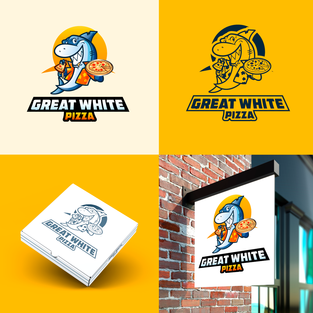 shark mscot in Logo Design Inspiration by Elmahdi Fares