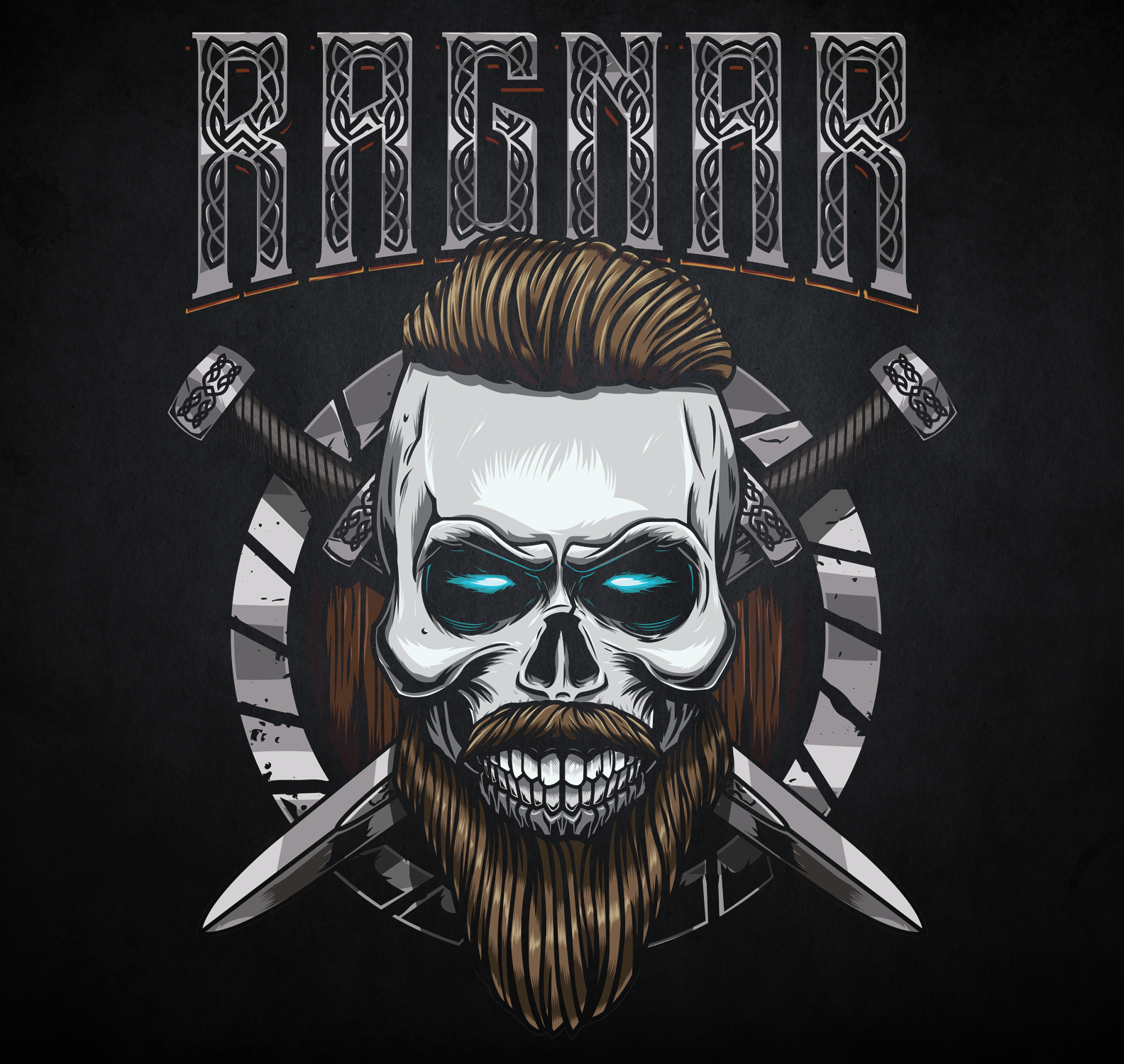 Ragnar Vector Illustration in Vector Art Inspiration by Georgi Georgiev