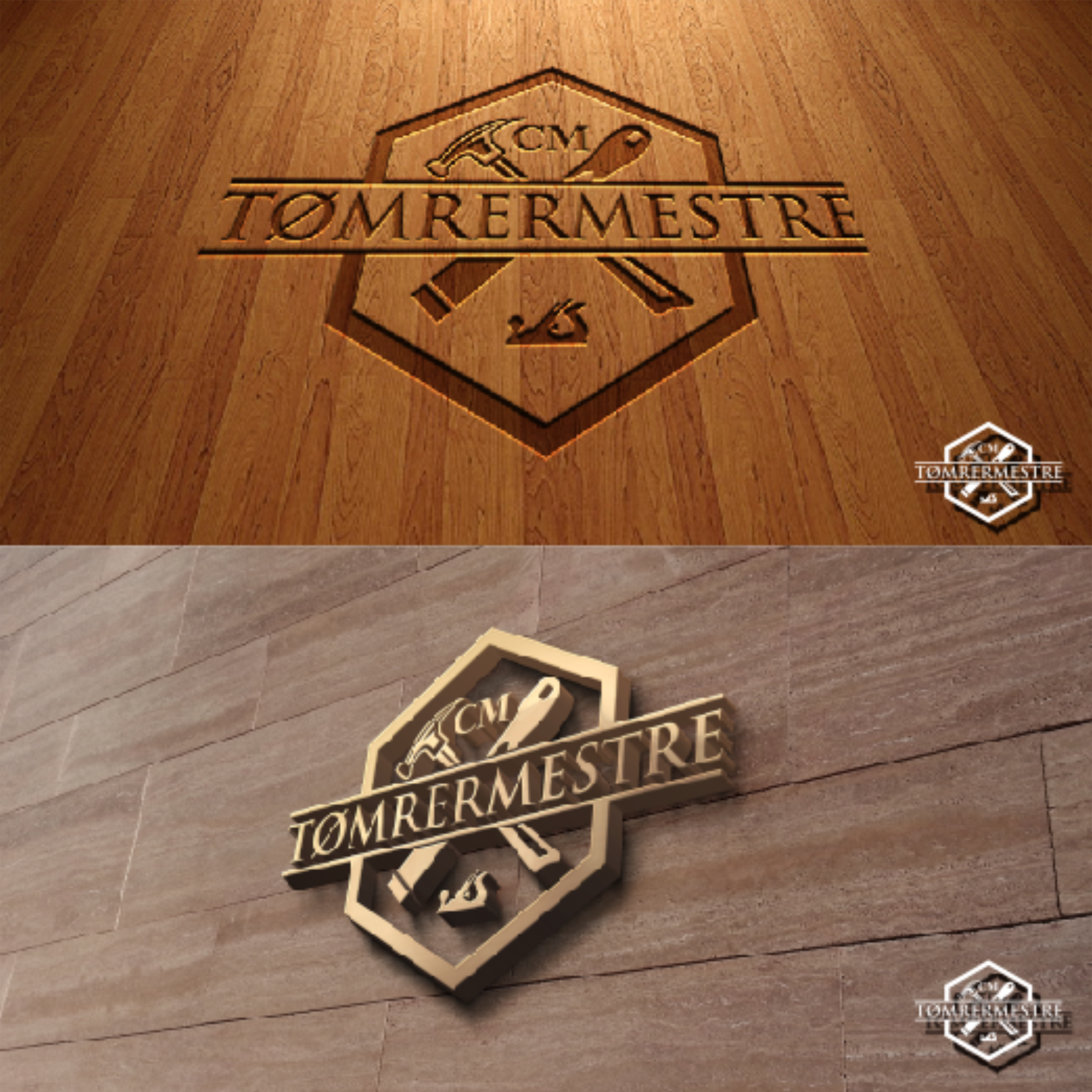 Construction Logo Design required by CM TØMRERMESTRE by Yhenie Construction Logo Design required by CM TØMRERMESTRE in Logo Design Inspiration by Yhenie