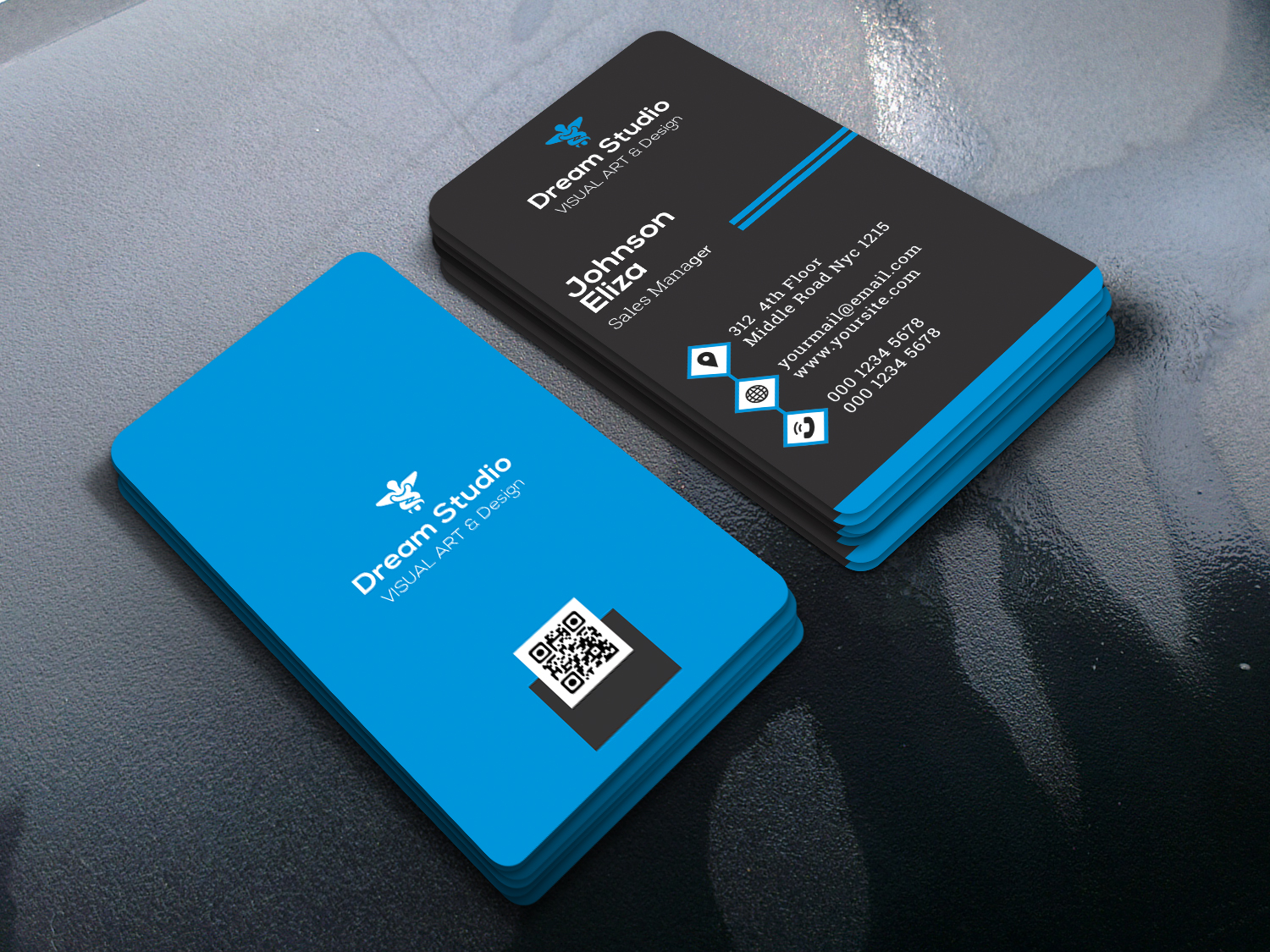 Business Card in Business Card Design Inspiration by Tanveerhridoy566