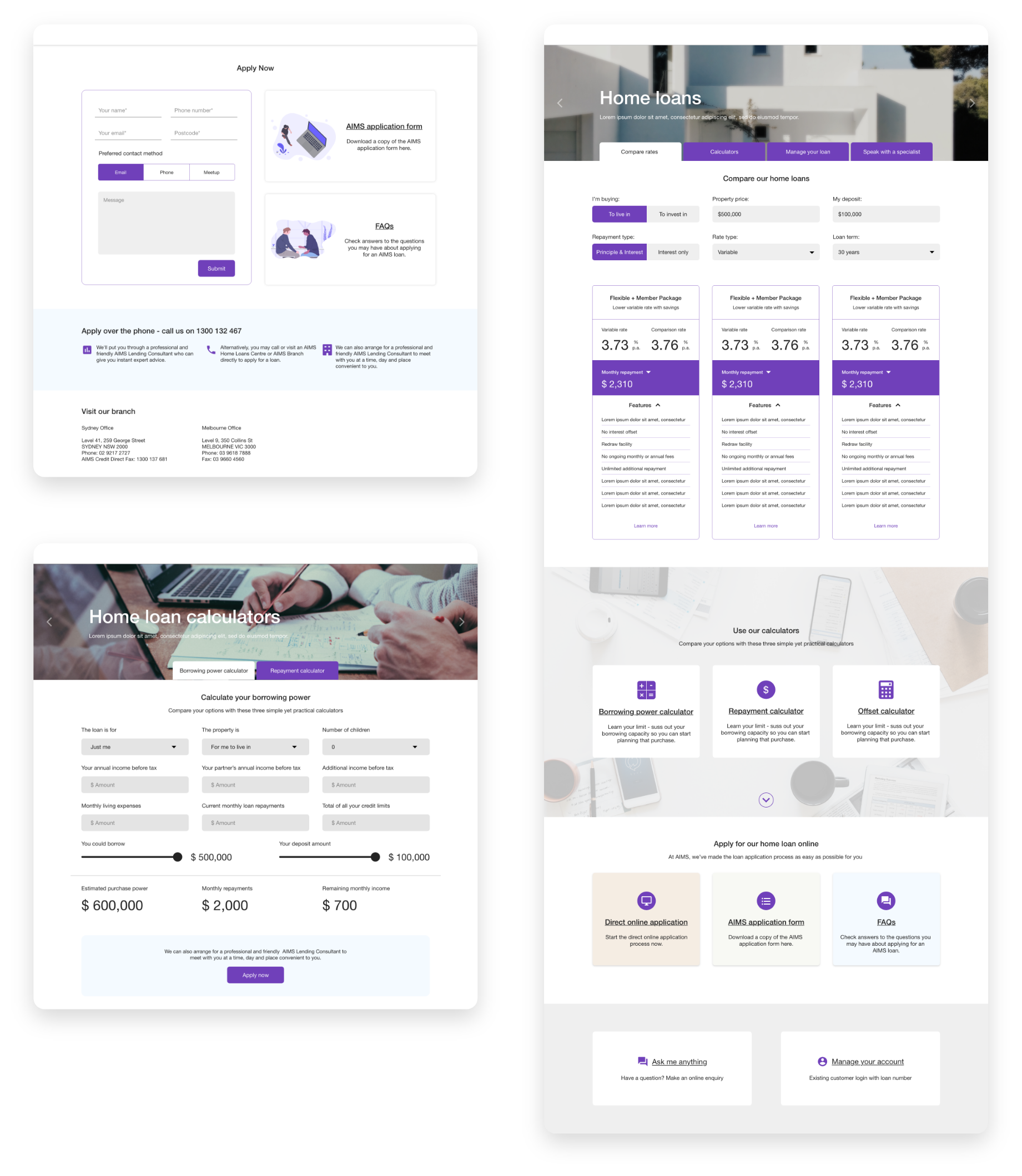 Aims in Website Design Inspiration by Valentinal