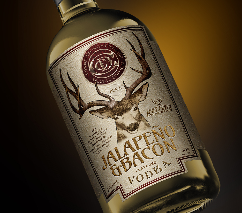 Vodka label by Daniel Capablanca Vodka label in Label Design Inspiration by Daniel Capablanca