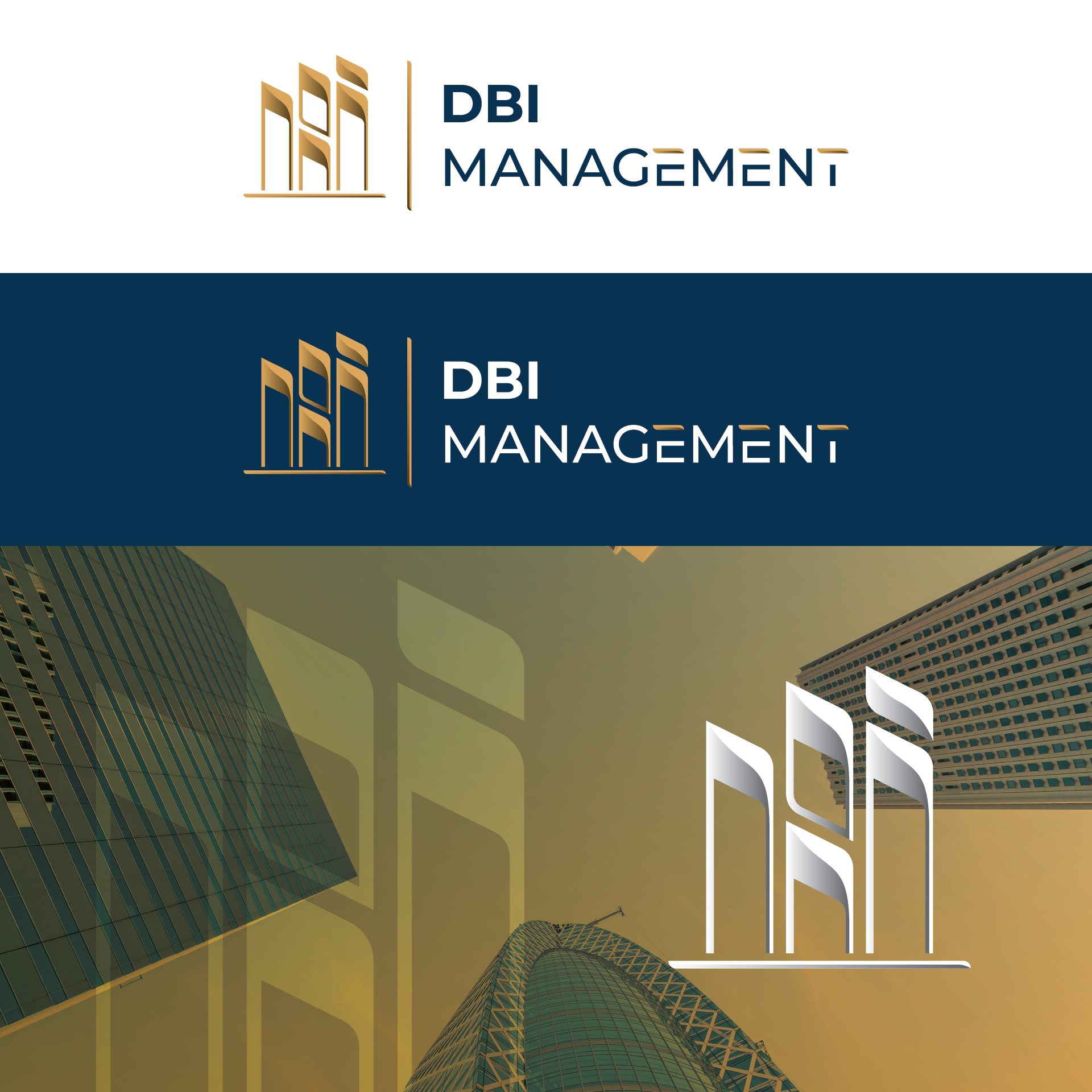 Dbi Management in Logo & Brand Identity Inspiration by Pix Design