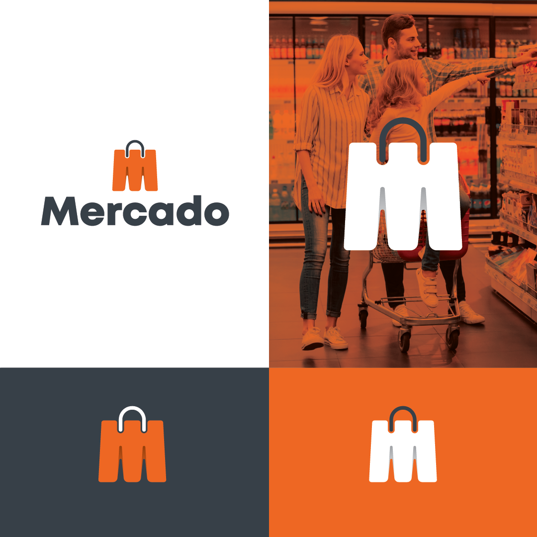 Mercado in Logo & Brand Identity Inspiration by Pix Design