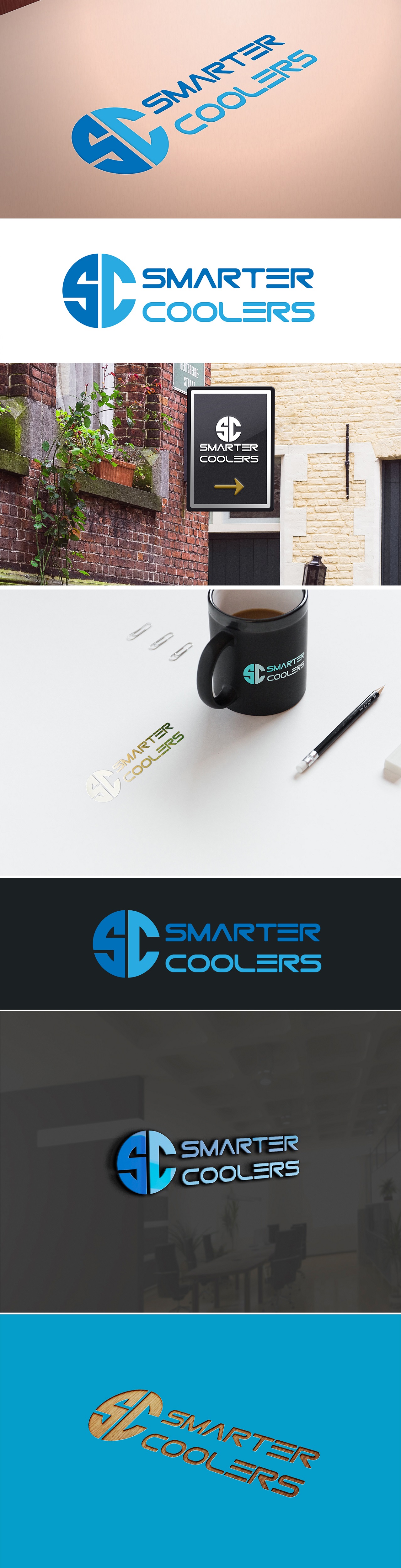 Smarter Cooler | Logo Design by Graphics_river Smarter Cooler | Logo Design in Logo & Brand Identity Inspiration by Graphics_river