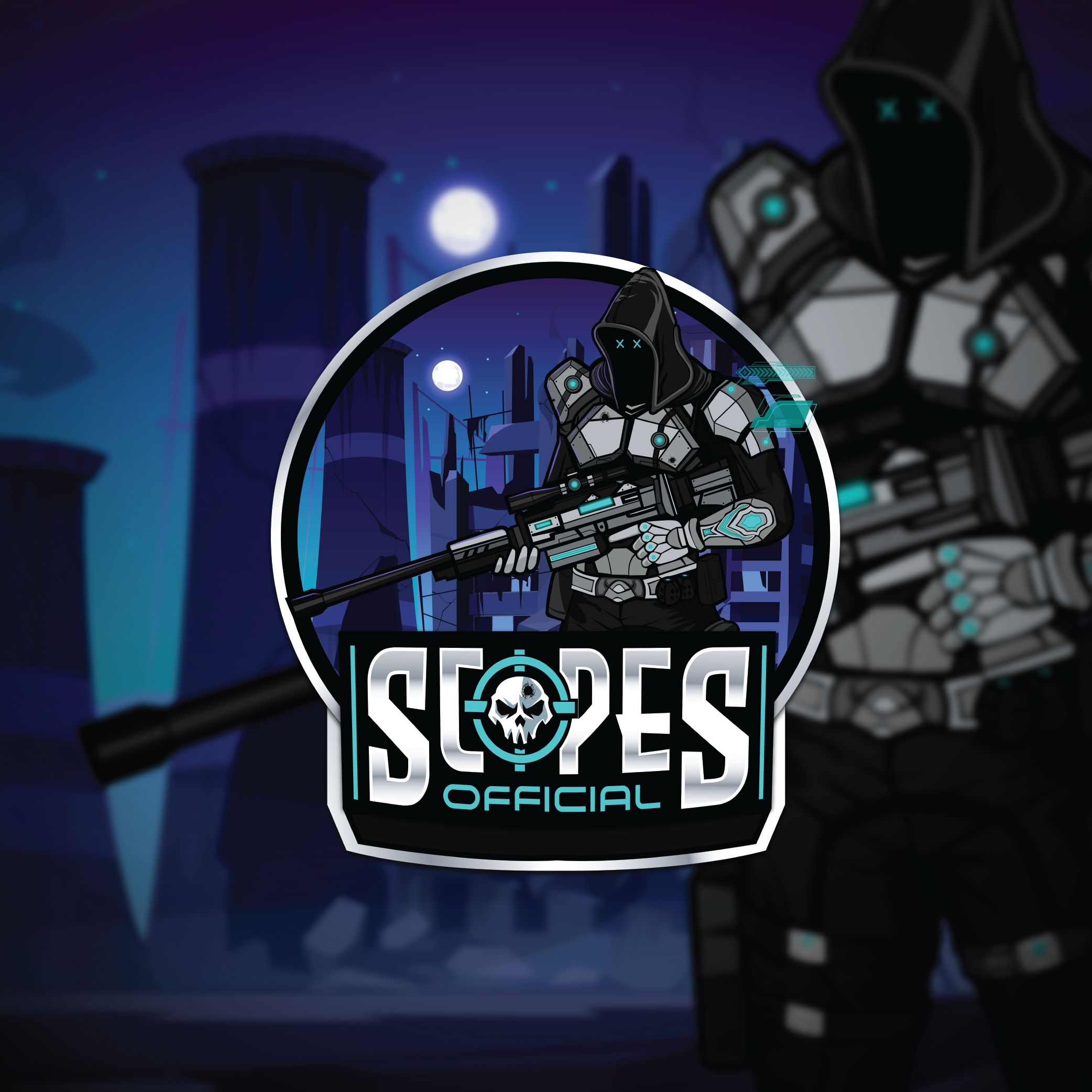 Scopes Official gaming mascot logo by Qasimgraphic Scopes Official gaming mascot logo in Character & Mascot design Inspiration by Qasimgraphic
