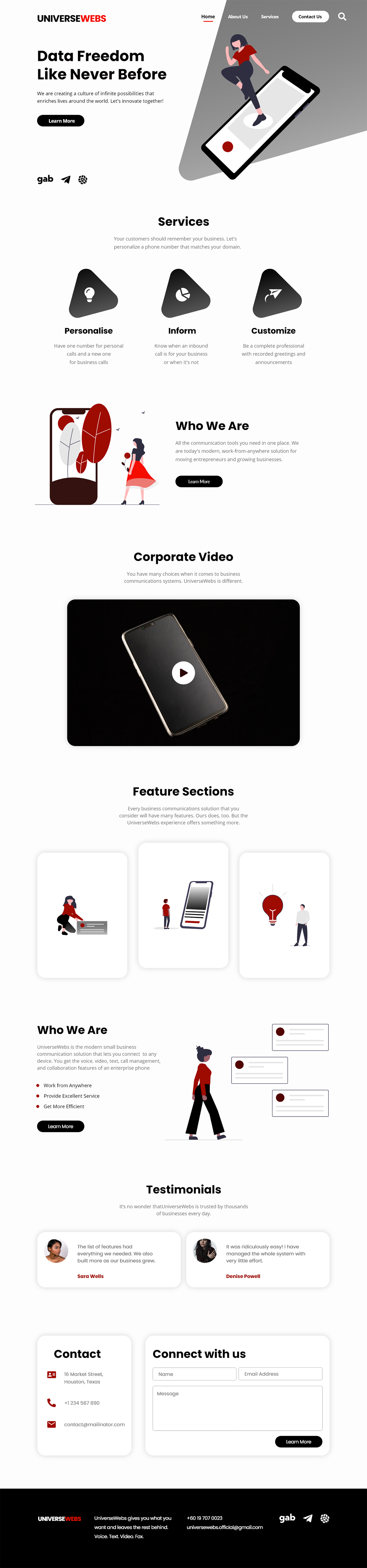Universe Webs (Web Design) by Aimee Shaw Universe Webs (Web Design) in Website Design Inspiration by Aimee Shaw