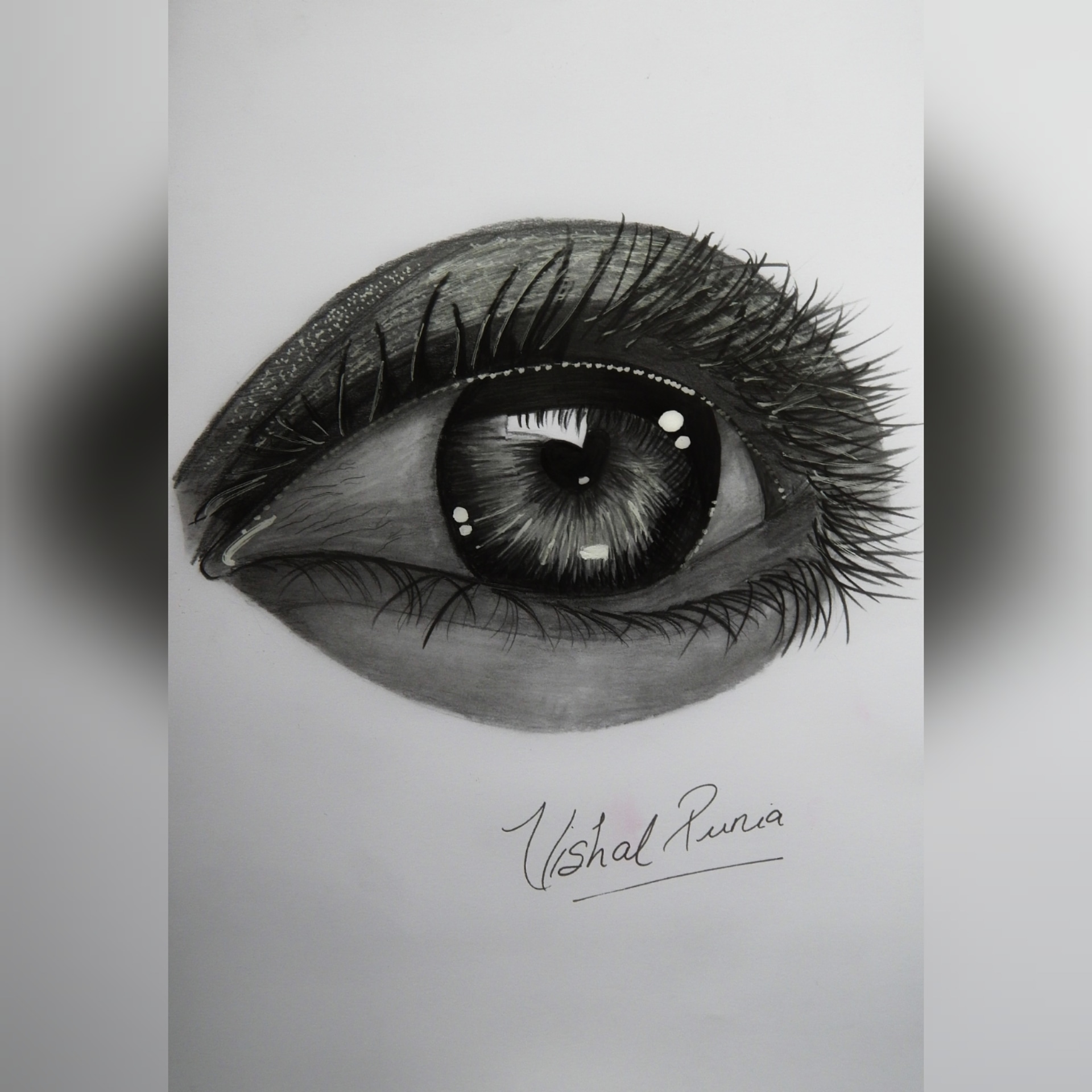 realistic eye by Vishal Punia realistic eye in Banner ad Design Inspiration by Vishal Punia