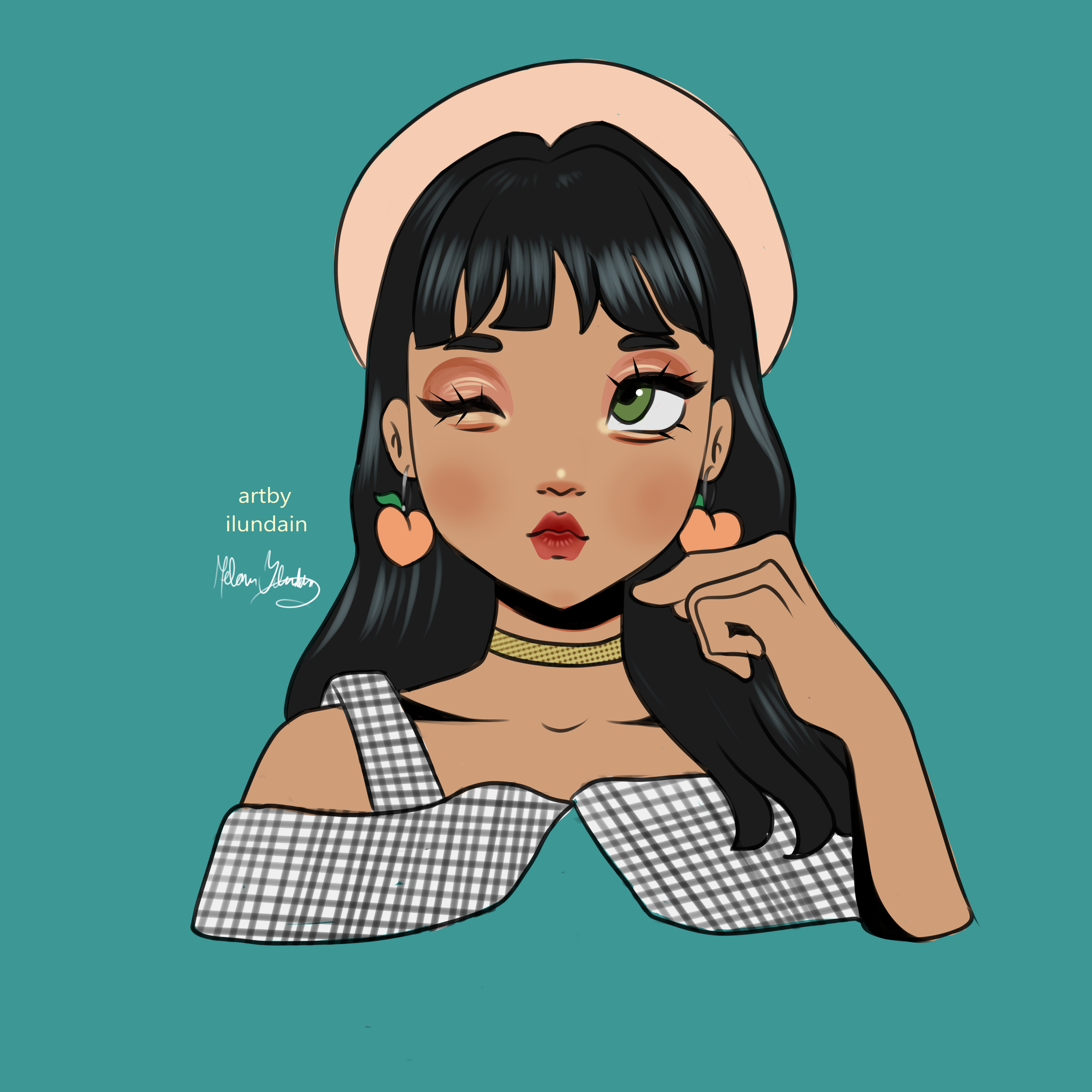Pretty girl by Melanie Ilundain Pretty girl in Digital Art Inspiration by Melanie Ilundain