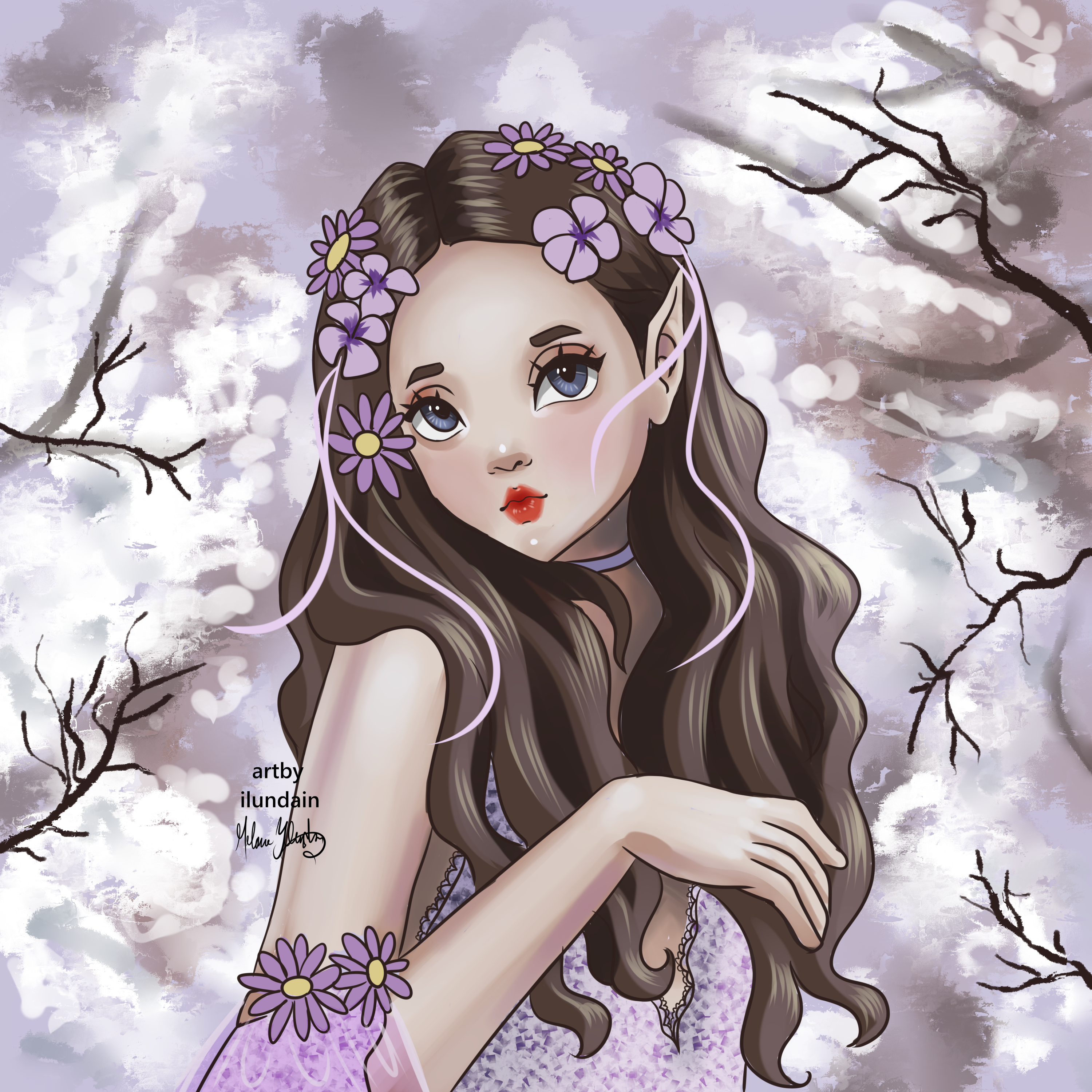 Fairy girl by Melanie Ilundain Fairy girl in Digital Art Inspiration by Melanie Ilundain
