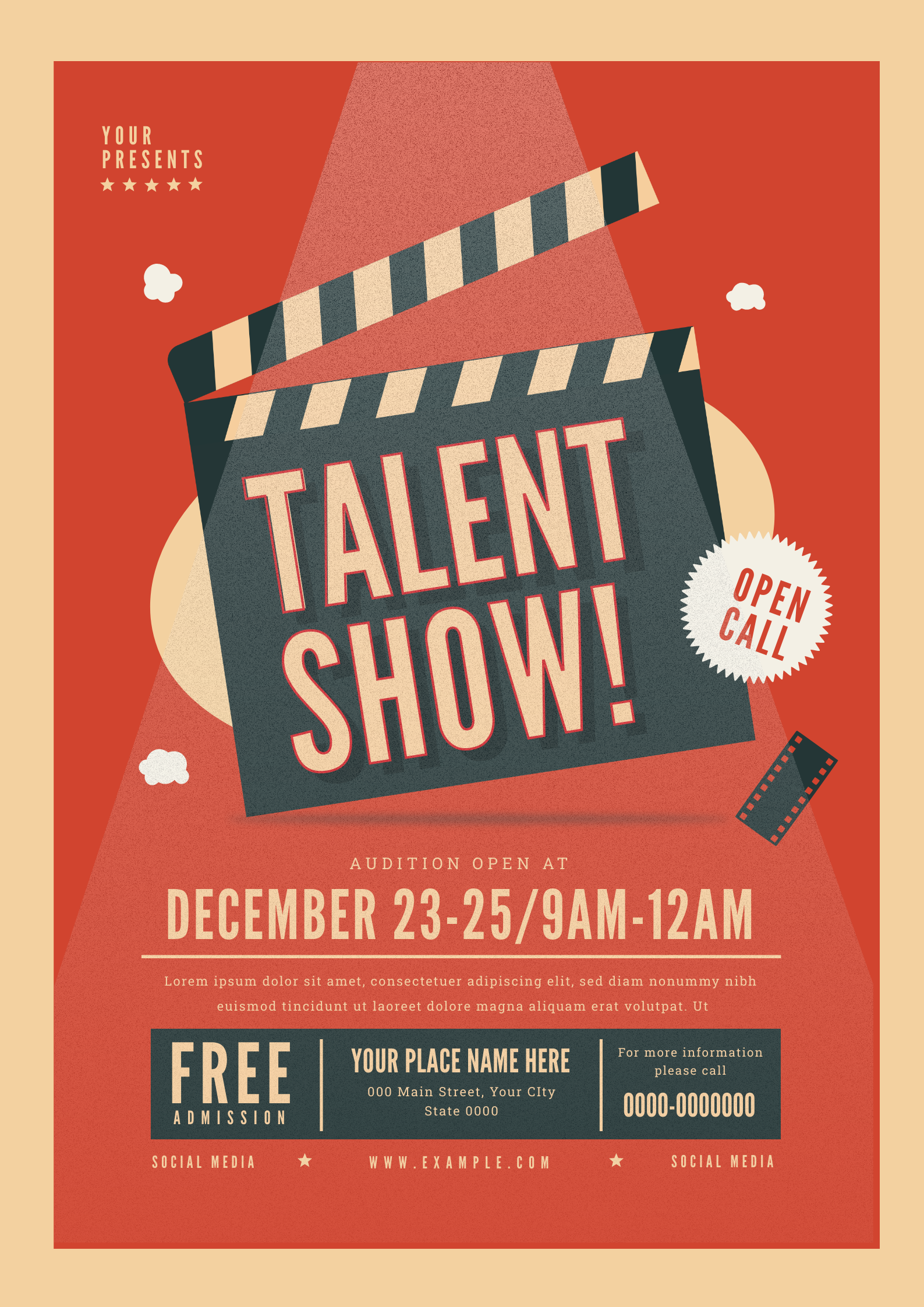 Talent Show by Neetu Thakur Talent Show in Poster Design Inspiration by Neetu Thakur
