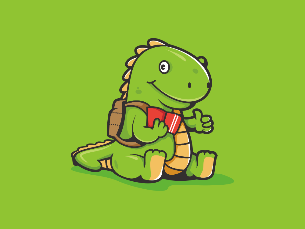 Edu Dino by Alleuy Edu Dino in Character & Mascot design Inspiration by Alleuy