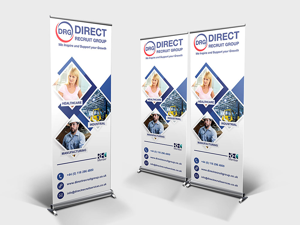 Roll Up Banner design in Advertisement Design Inspiration by Giocovision