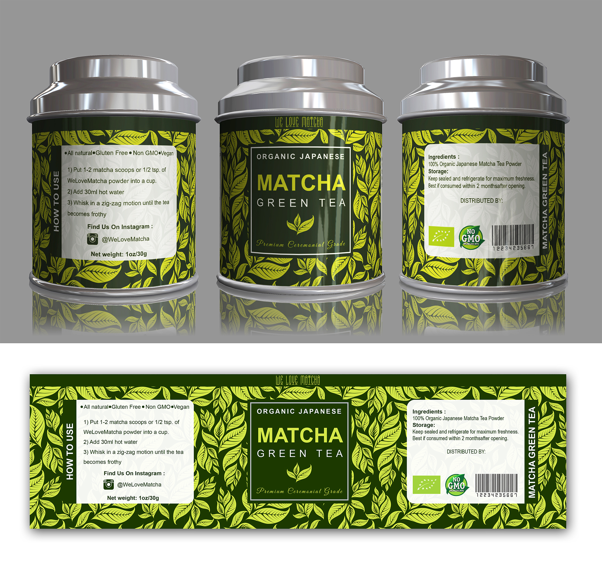 Tea label design and 3D rendering by Giocovision Tea label design and 3D rendering in Label Design Inspiration by Giocovision