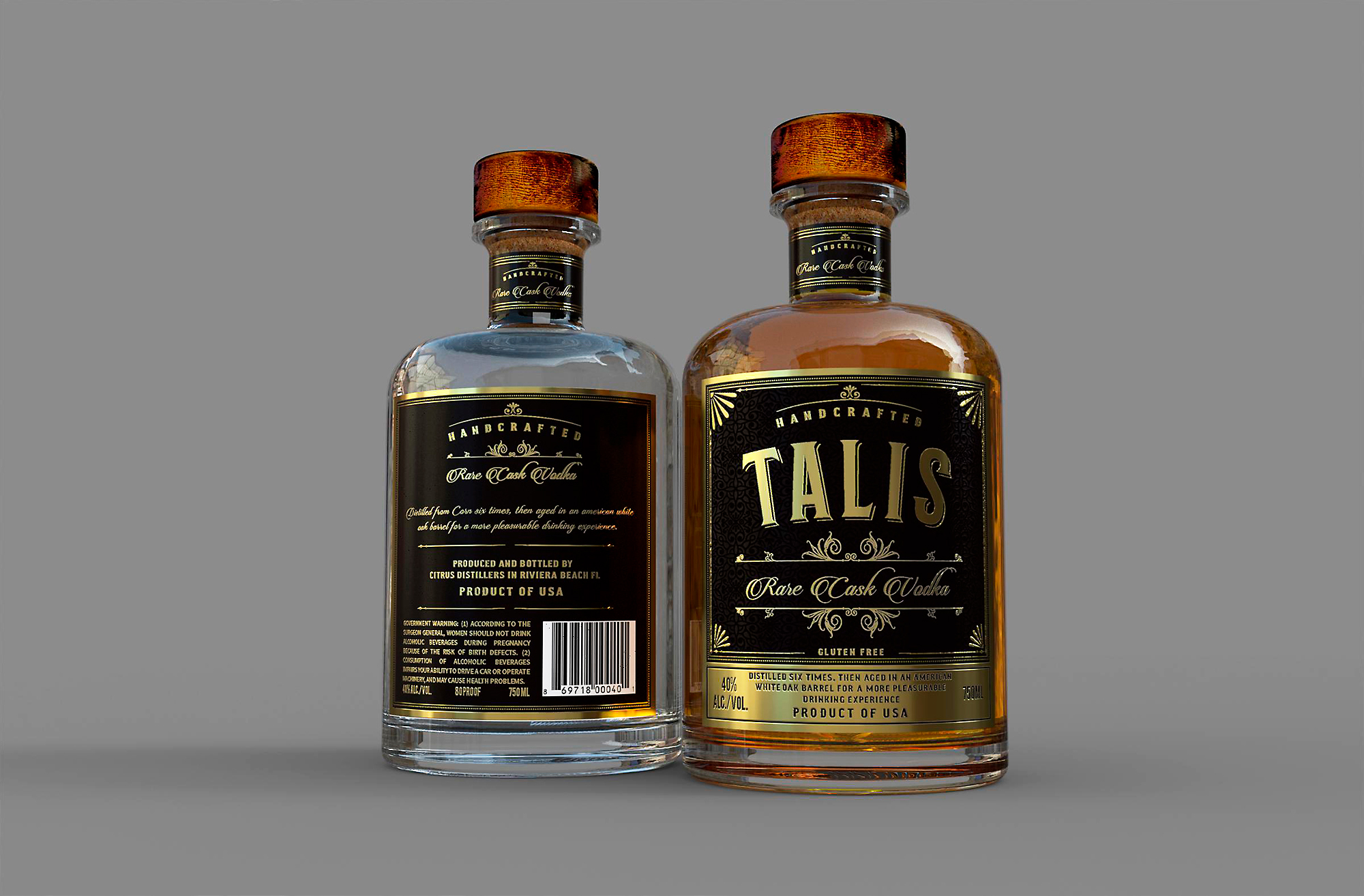 Whiskey label and 3D rendering by Giocovision Whiskey label and 3D rendering in Label Design Inspiration by Giocovision