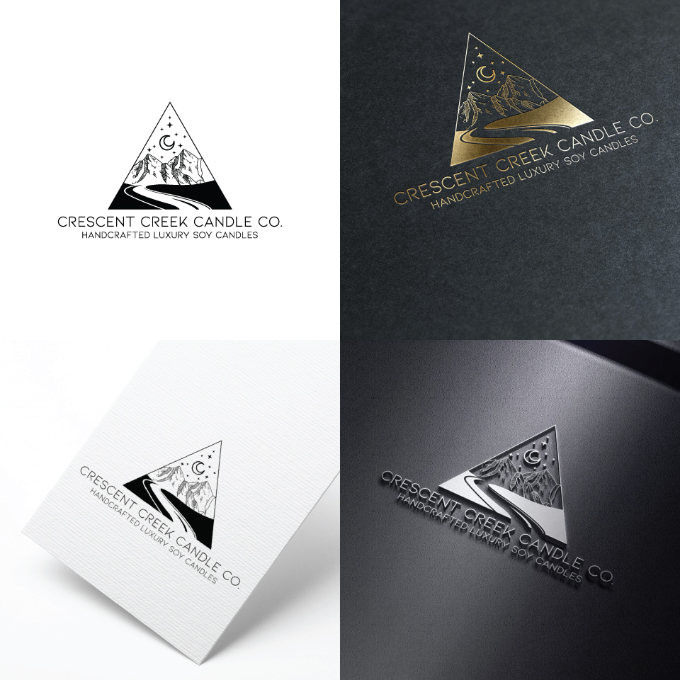 Crescent Creek Candle Co. in Logo Design Inspiration by Graphic Farmer