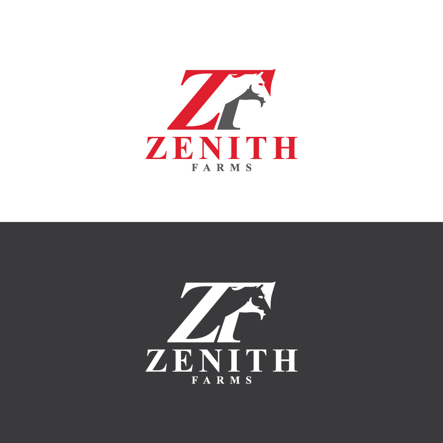 ZF Horse Farms by Creativebird ZF Horse Farms in Logo Design Inspiration by Creativebird