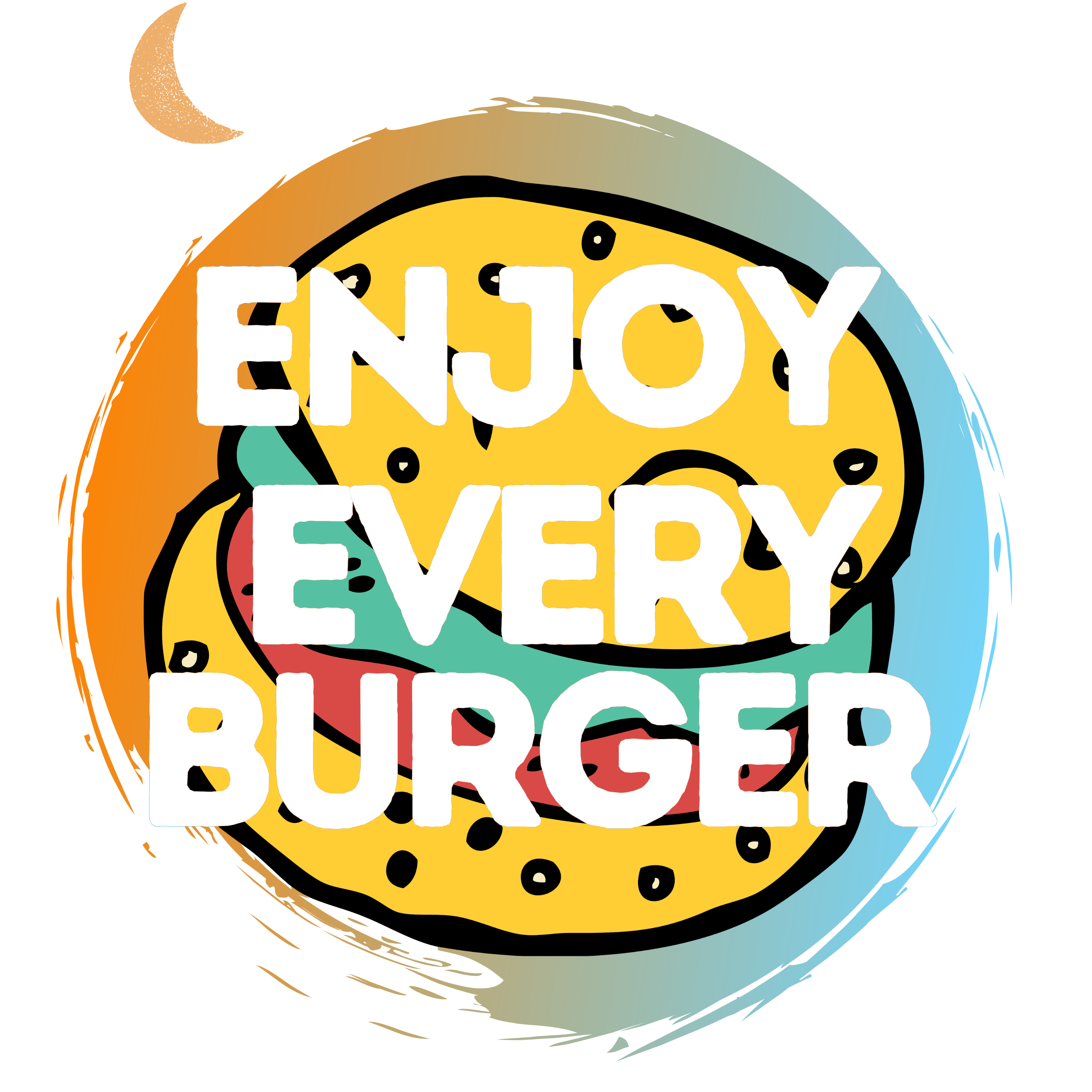 Enjoy Every Burger by Majid Aziz Enjoy Every Burger in Illustration and Graphics Inspiration by Majid Aziz