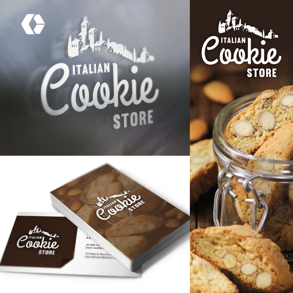 Italian Cookie Store logo by creativeblox Italian Cookie Store logo in Logo And Business Card Design Inspiration by creativeblox