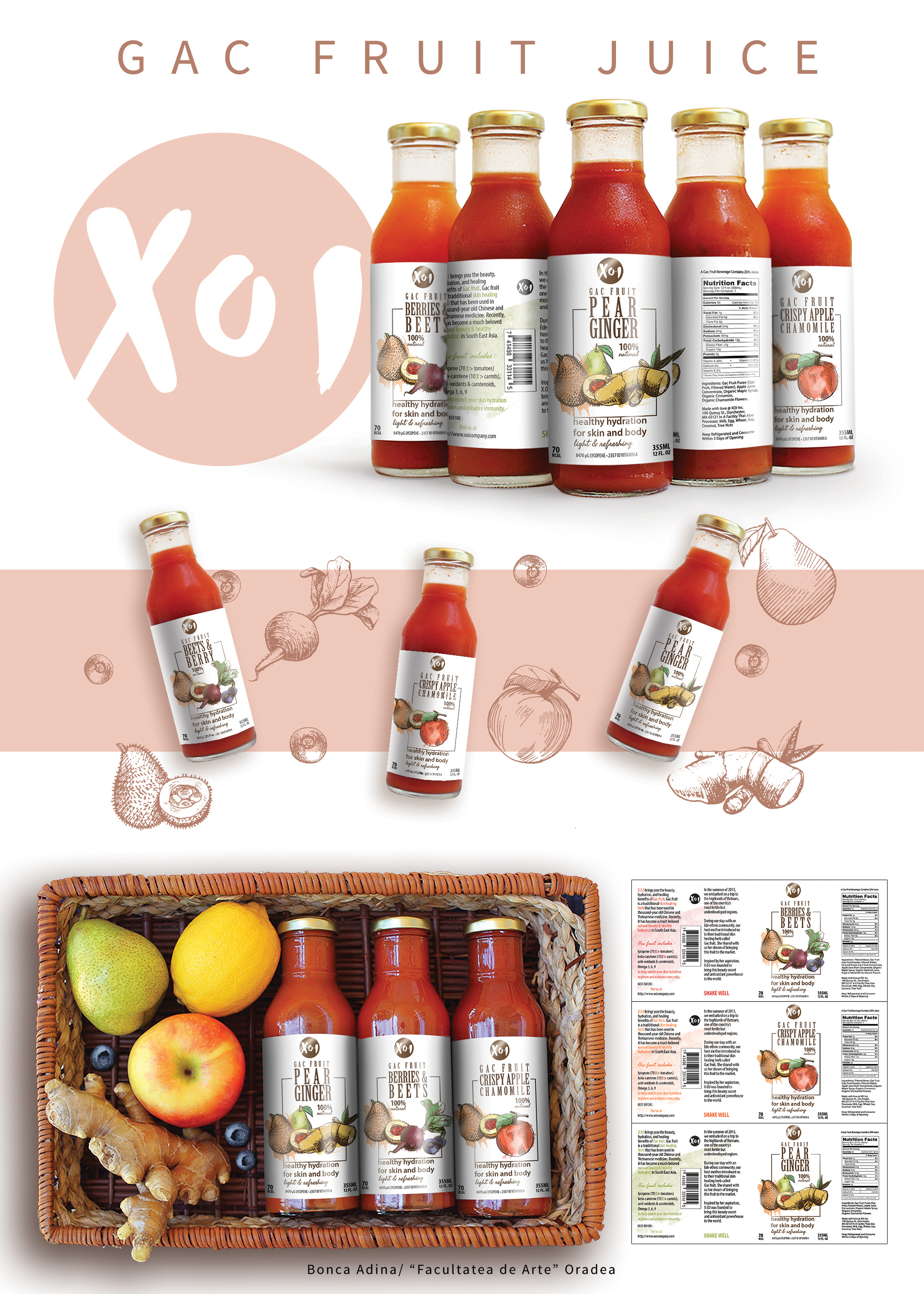 Juice label designs by Adina Juice label designs in Label Design Inspiration by Adina