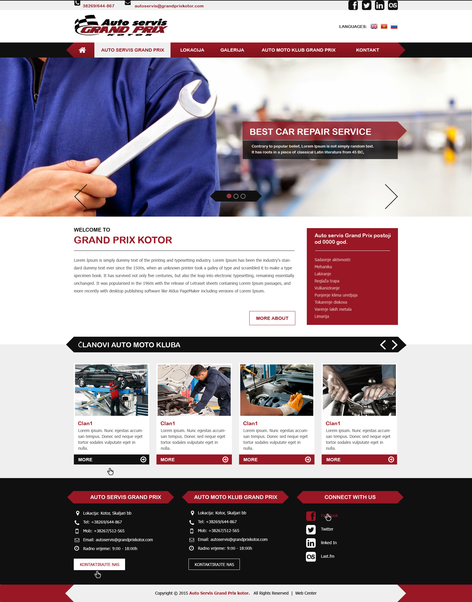 Automobile Website Design By Aarif.qureshi88 33566 - Designhill