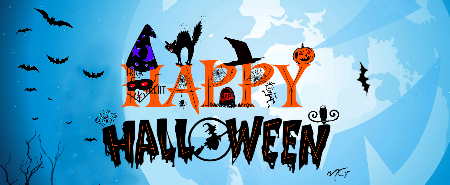 Happy Halloween Postcard by Mnc Artwork Happy Halloween Postcard in Drawing & Sketching Inspiration by Mnc Artwork
