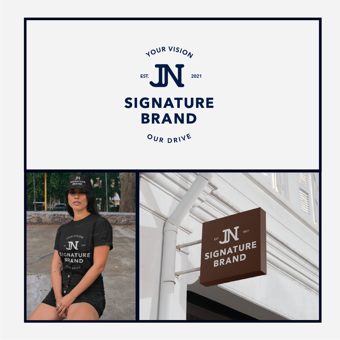 JN Signature Brand in Logo & Brand Identity Inspiration by Aaron G