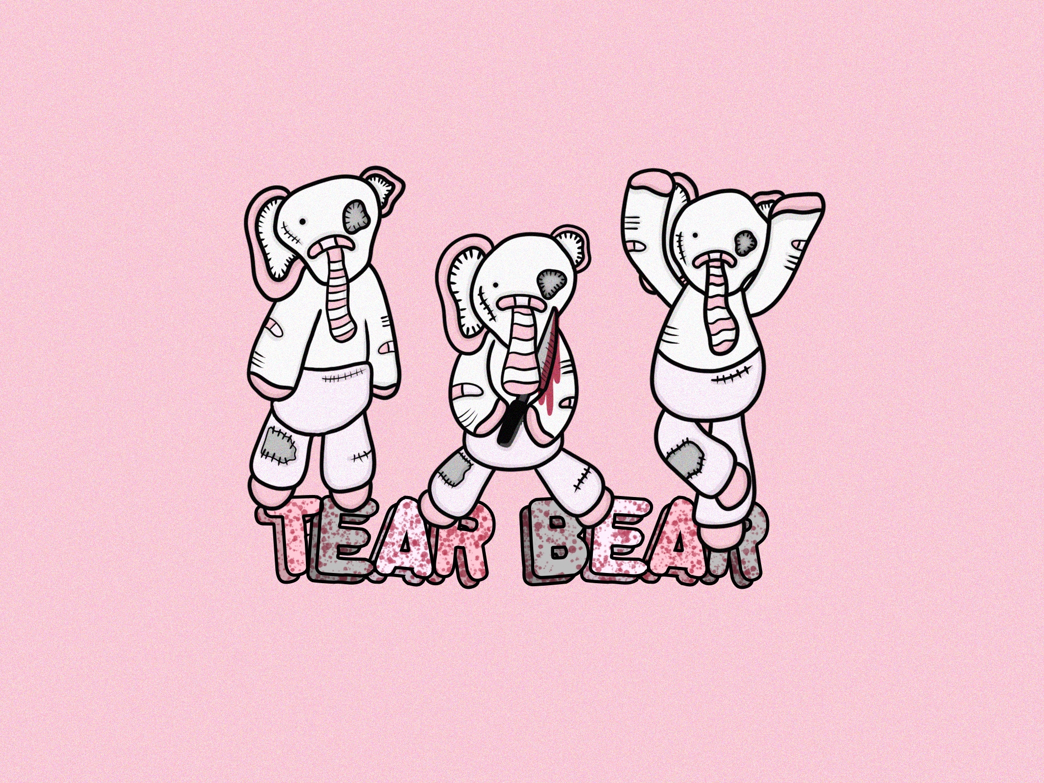 Tear Bear by Ophelia Arc Tear Bear in Digital Art Inspiration by Ophelia Arc